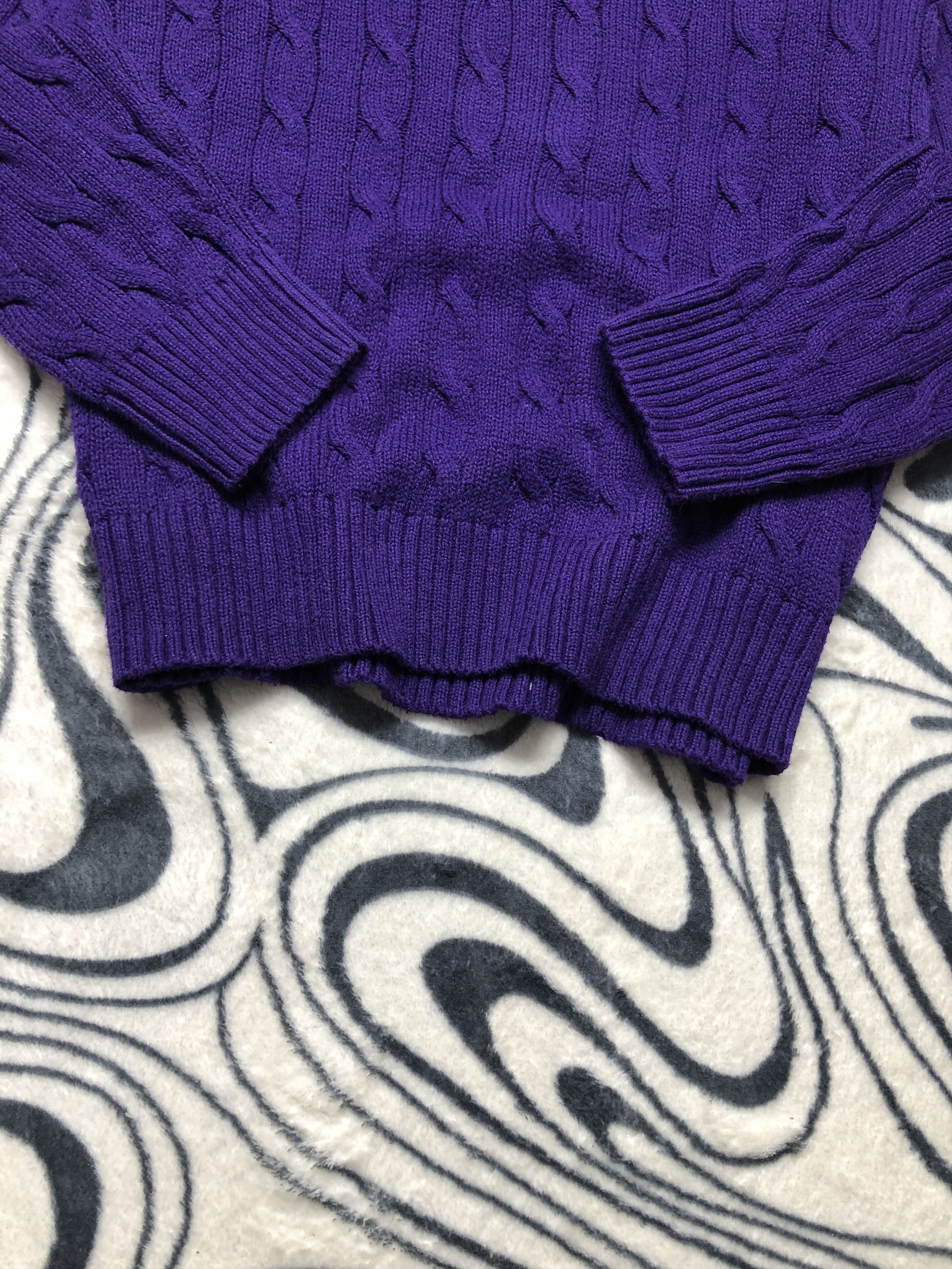 Polo Ralph Lauren × Ralph Lauren × Vintage Polo Ralph Lauren Vintage Mens Knit Sweater Size US XL / EU 56 / 4 - 3 Thumbnail