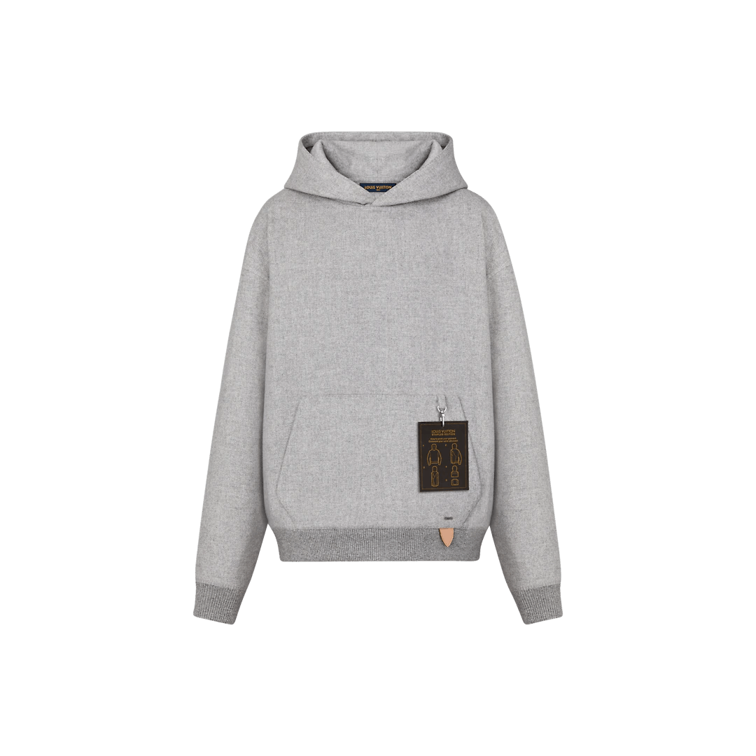 3D LV Graffiti Embroidered Zipped Hoodie - Ready to Wear