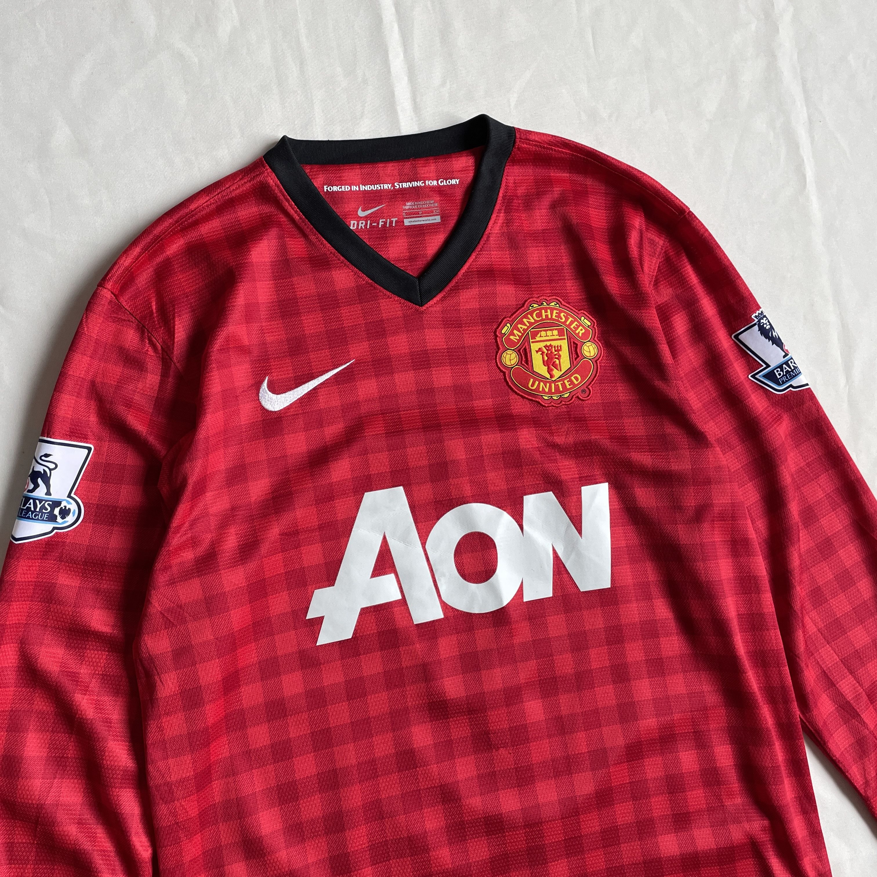 Nike F.C. Manchester United 2012-13 Home L/S Jersey Size S Size US S / EU 44-46 / 1 - 4 Thumbnail