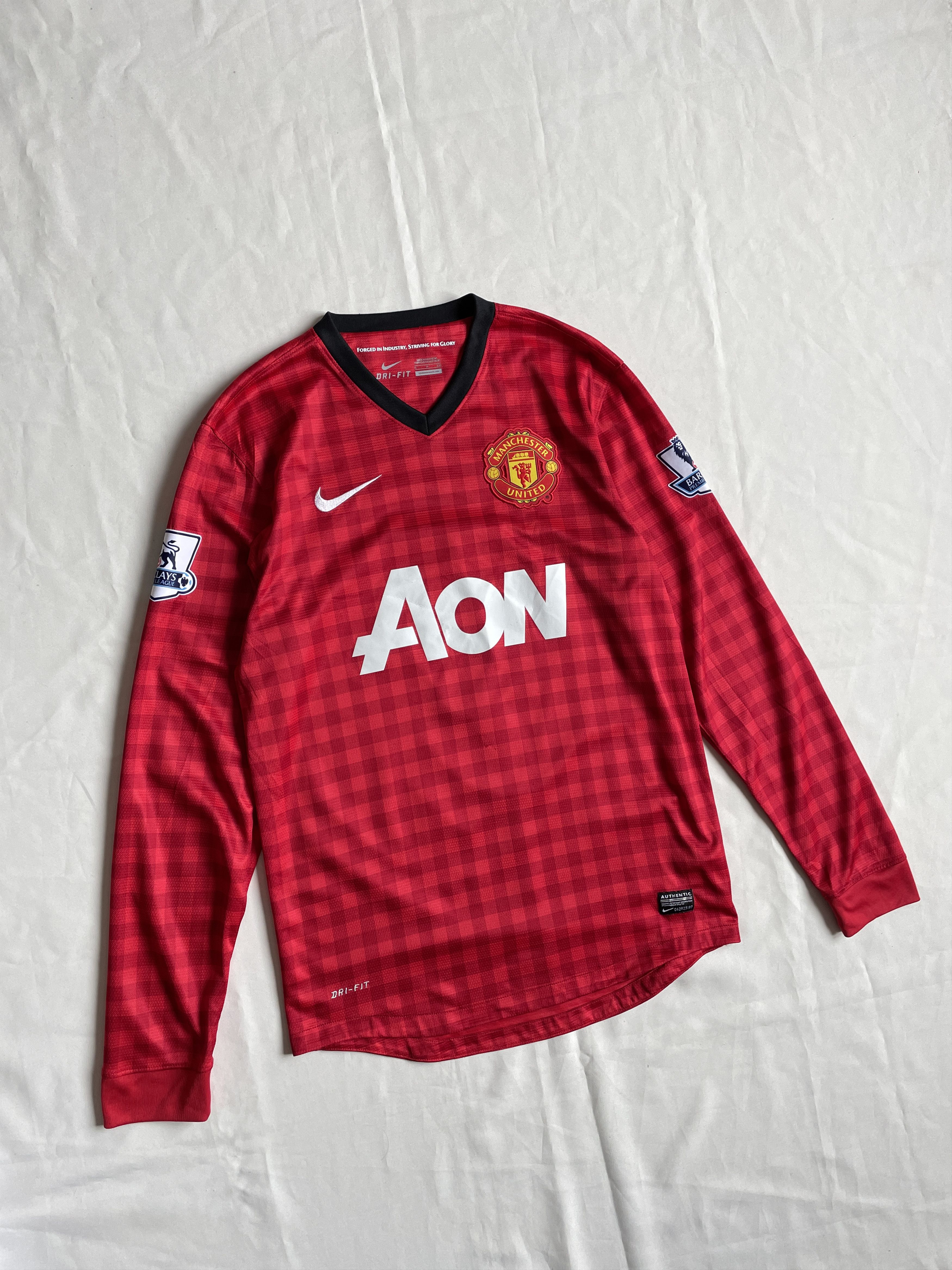Nike F.C. Manchester United 2012-13 Home L/S Jersey Size S Size US S / EU 44-46 / 1 - 3 Thumbnail