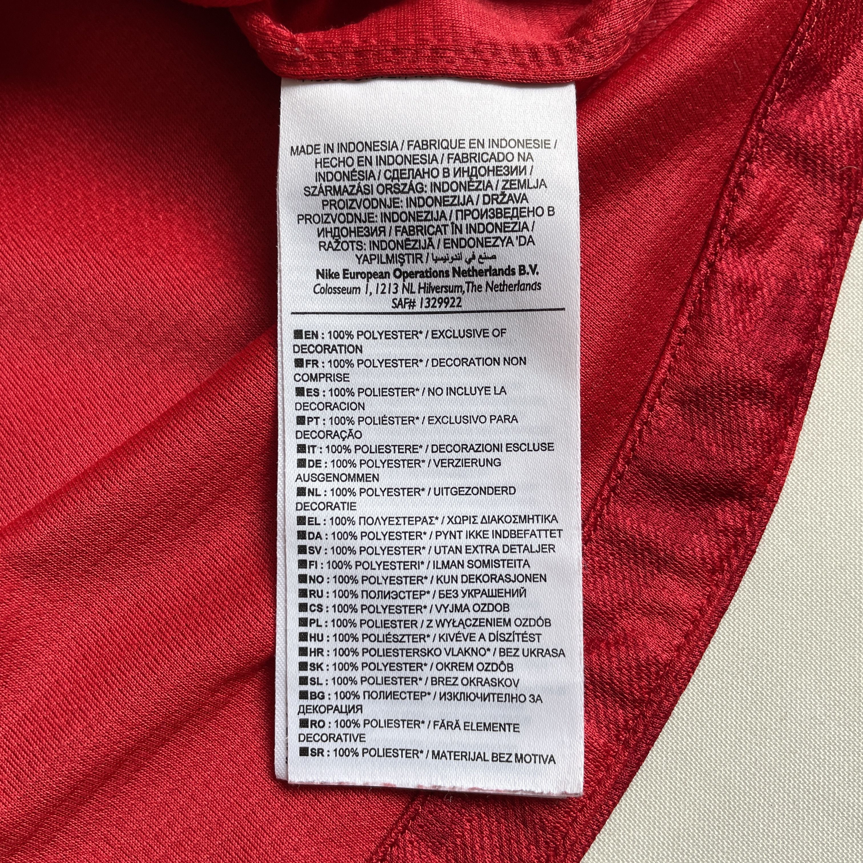 Nike F.C. Manchester United 2012-13 Home L/S Jersey Size S Size US S / EU 44-46 / 1 - 11 Thumbnail
