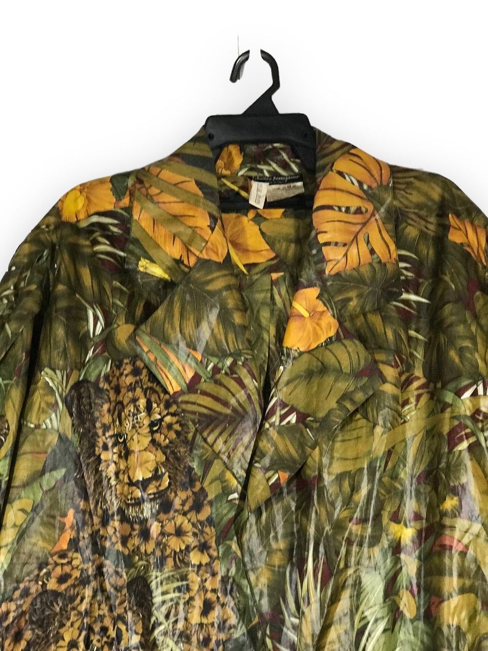 Salvatore Ferragamo Rare Design Tropical Cheetah Size US XL / EU 56 / 4 - 2 Thumbnail
