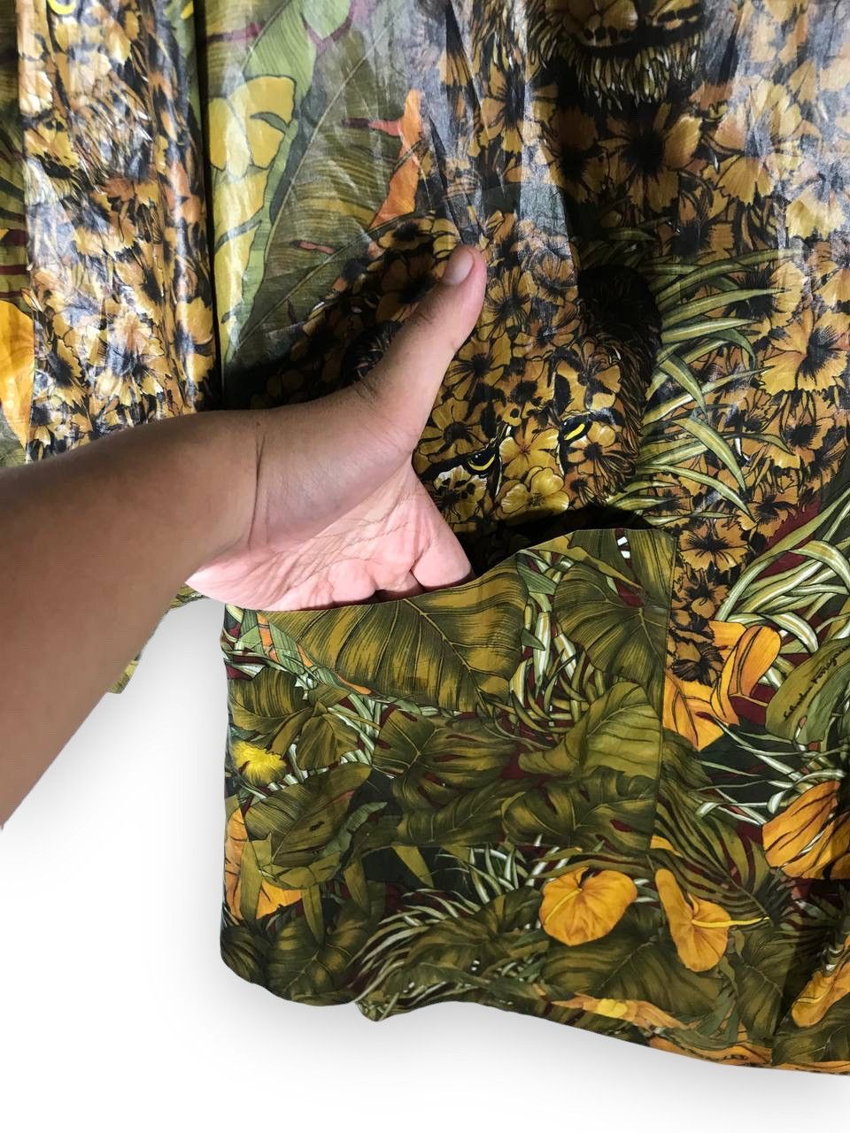 Salvatore Ferragamo Rare Design Tropical Cheetah Size US XL / EU 56 / 4 - 5 Thumbnail