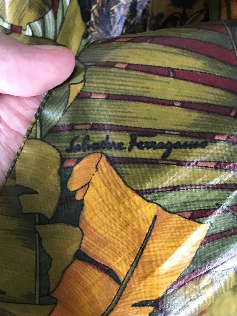 Salvatore Ferragamo Rare Design Tropical Cheetah Size US XL / EU 56 / 4 - 13 Thumbnail