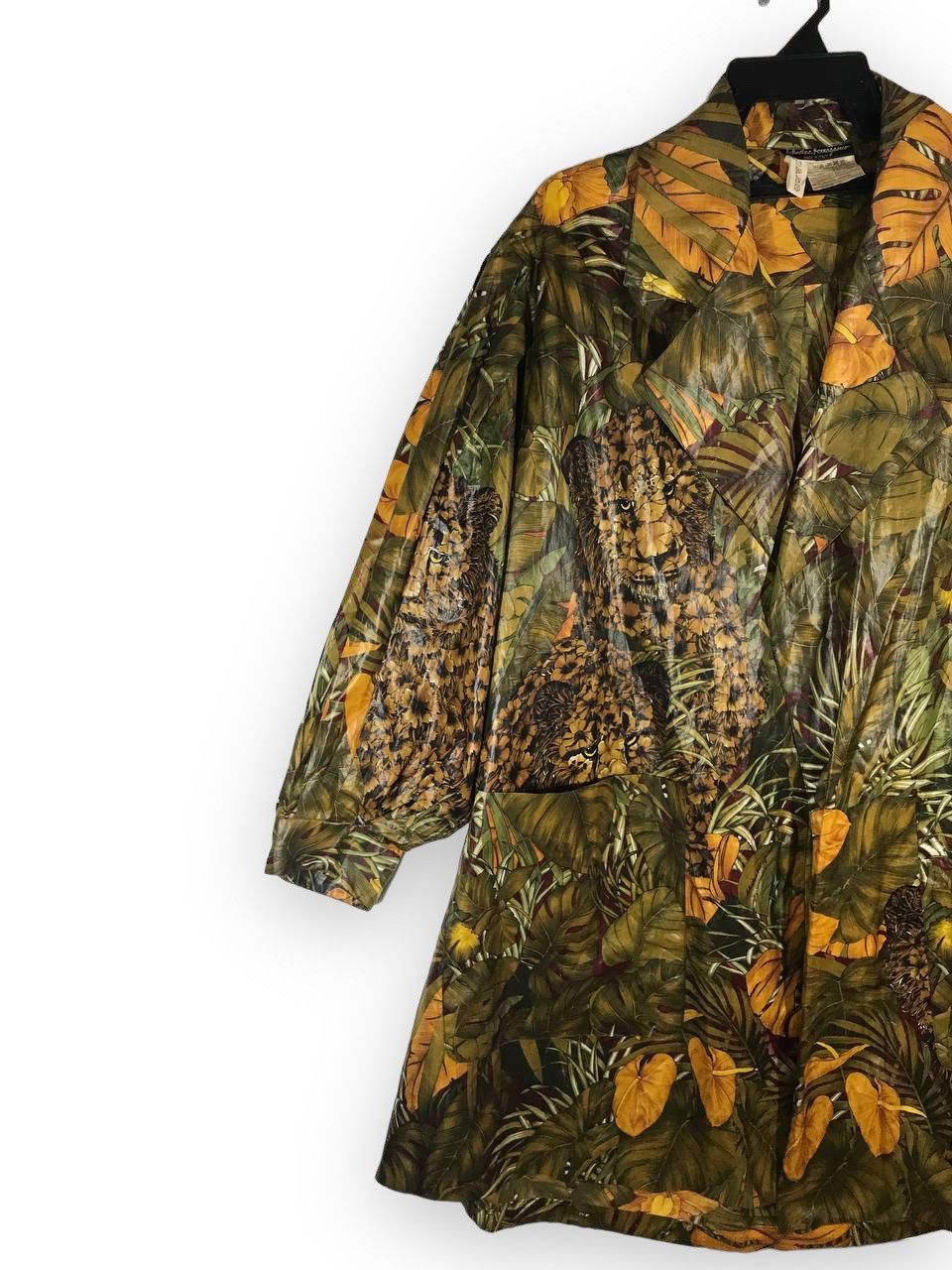 Salvatore Ferragamo Rare Design Tropical Cheetah Size US XL / EU 56 / 4 - 3 Thumbnail