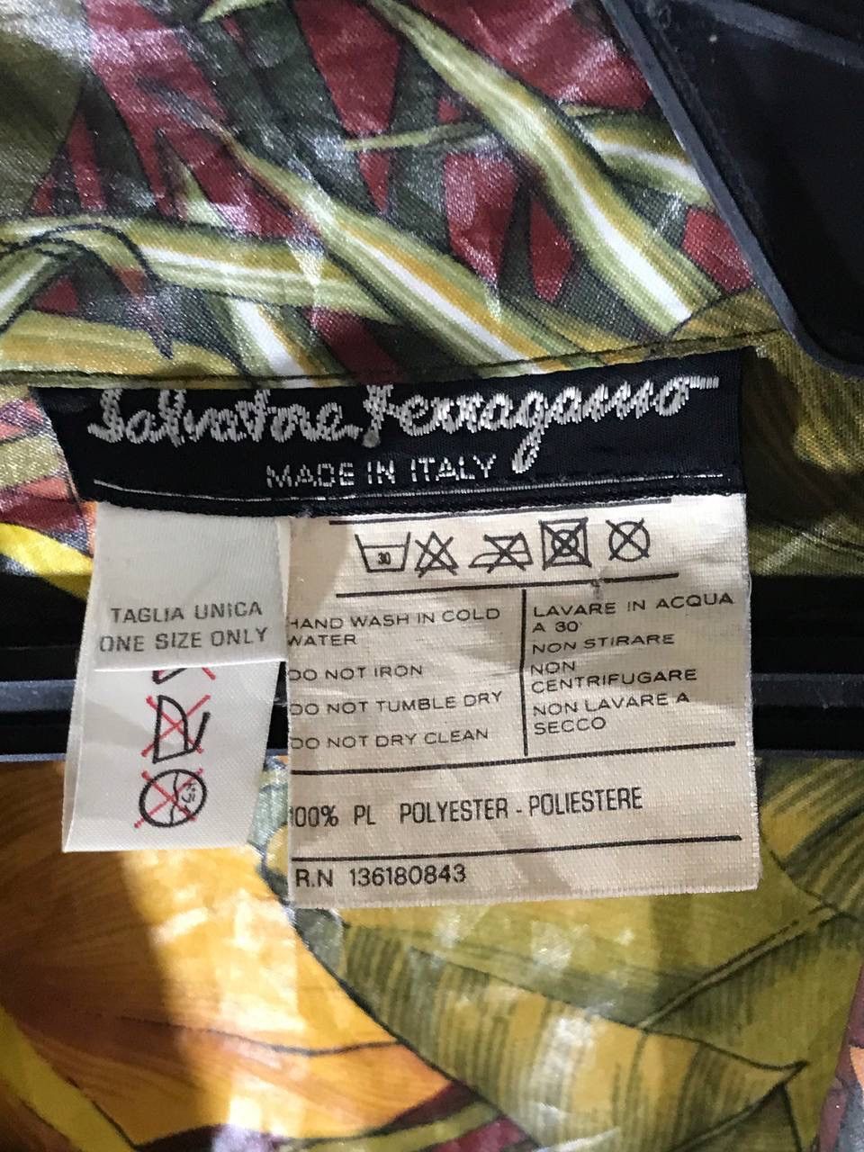 Salvatore Ferragamo Rare Design Tropical Cheetah Size US XL / EU 56 / 4 - 14 Thumbnail