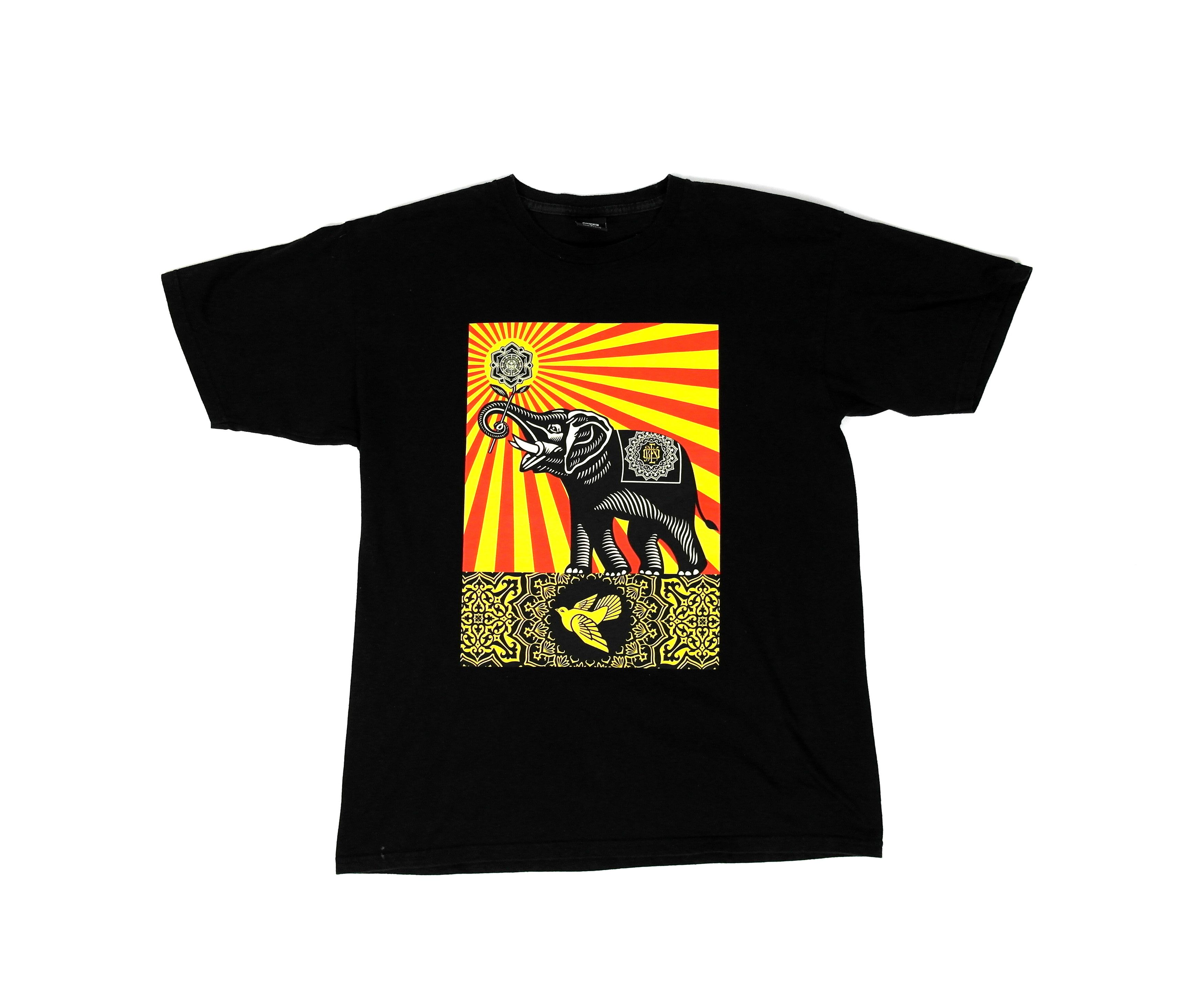 Obey Obey T-shirt Elephant Print Size US L / EU 52-54 / 3 - 5 Thumbnail
