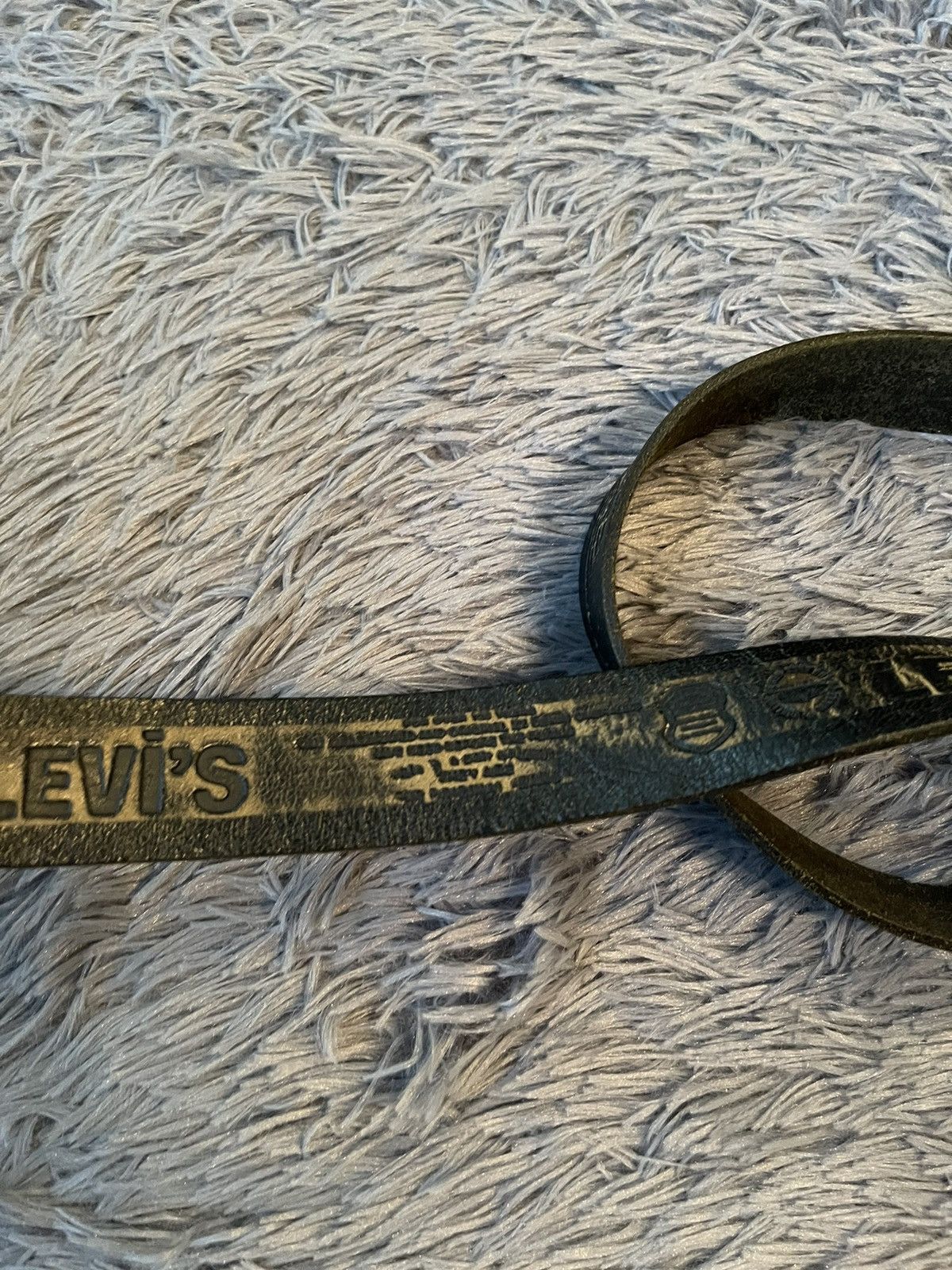 Cowboy Equipment × Levi's × Vintage Levi’s 90s vintage multilogo western leather belt Size 34 - 6 Thumbnail