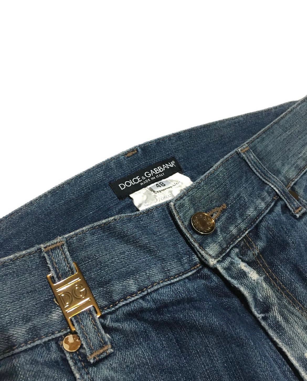Pantalon Velours Dolce & Gabbana D&G – Vert Olive Bootcut – Taille 28 – Vintage