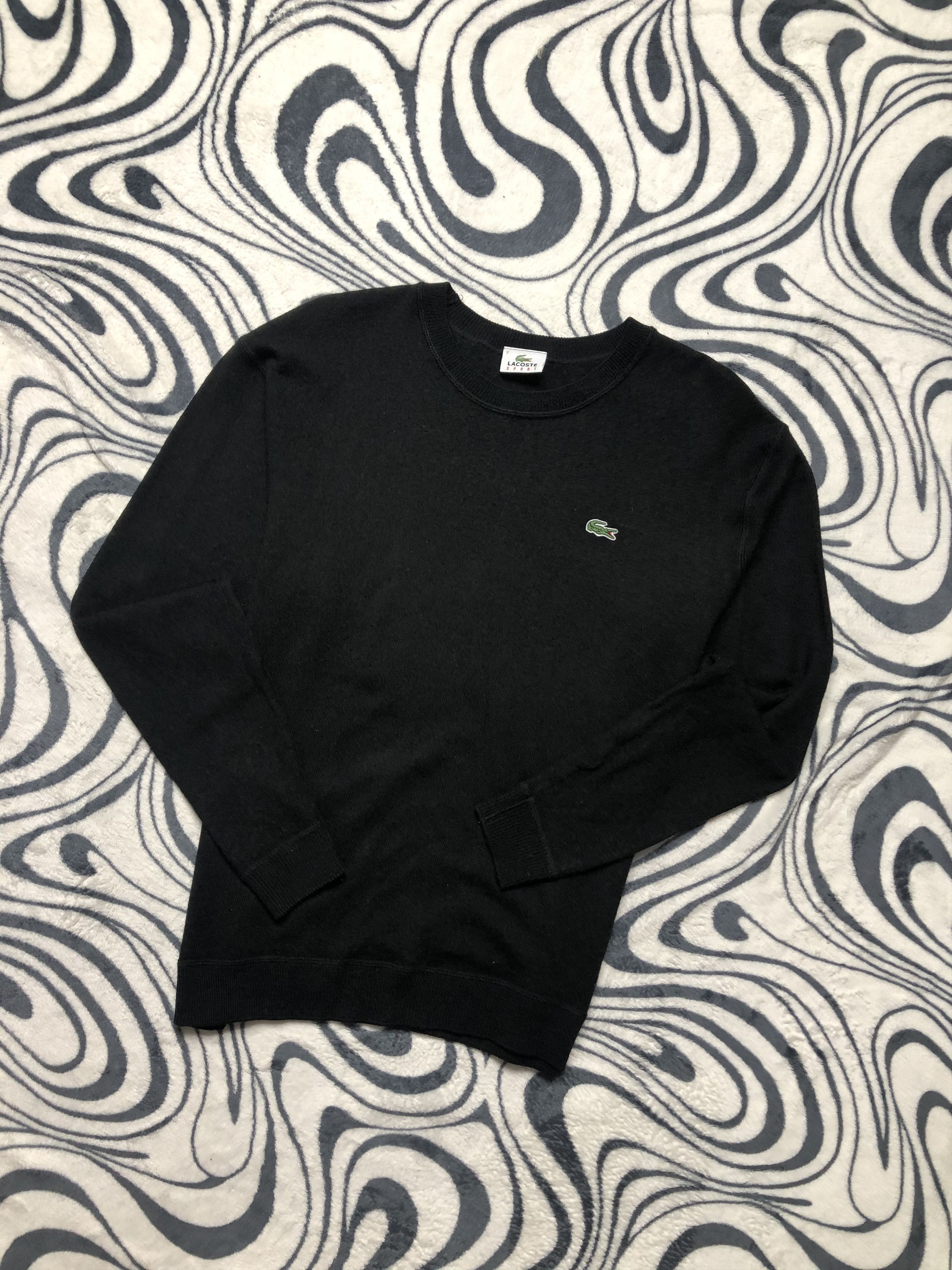 Lacoste Lacoste Vintage Mens Wool Sweater Size US XL / EU 56 / 4 - 1 Thumbnail