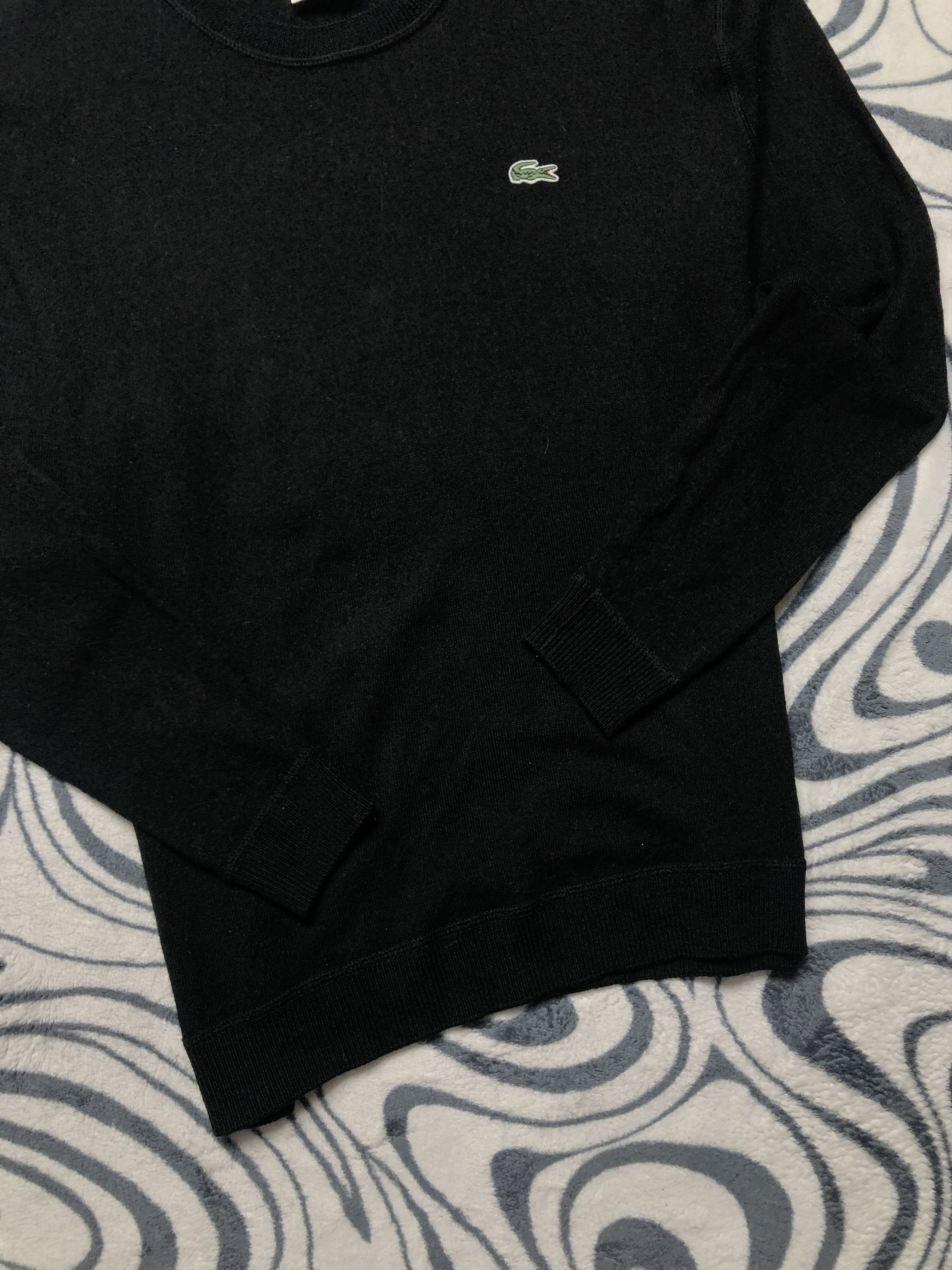 Lacoste Lacoste Vintage Mens Wool Sweater Size US XL / EU 56 / 4 - 3 Thumbnail
