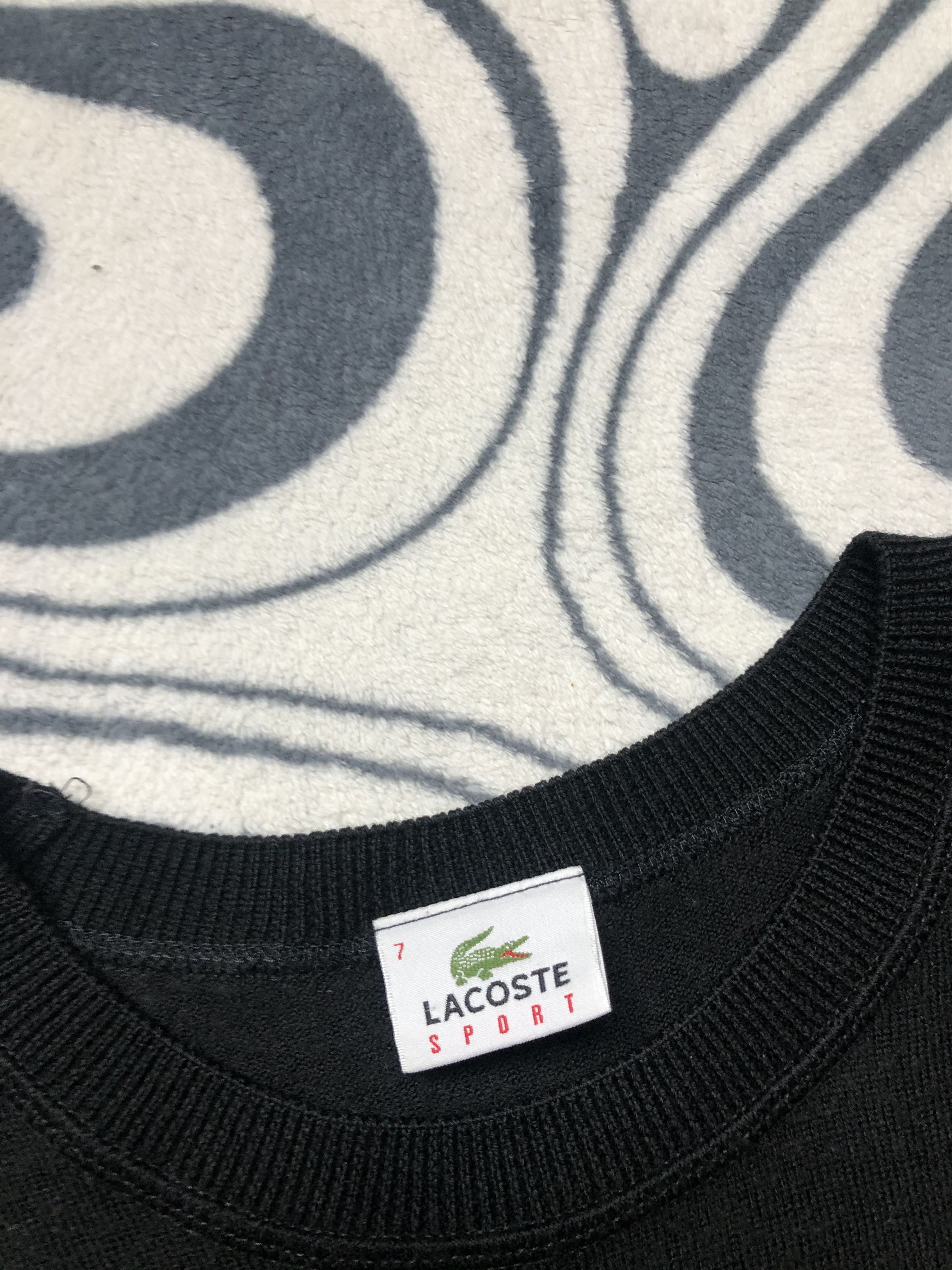 Lacoste Lacoste Vintage Mens Wool Sweater Size US XL / EU 56 / 4 - 4 Thumbnail
