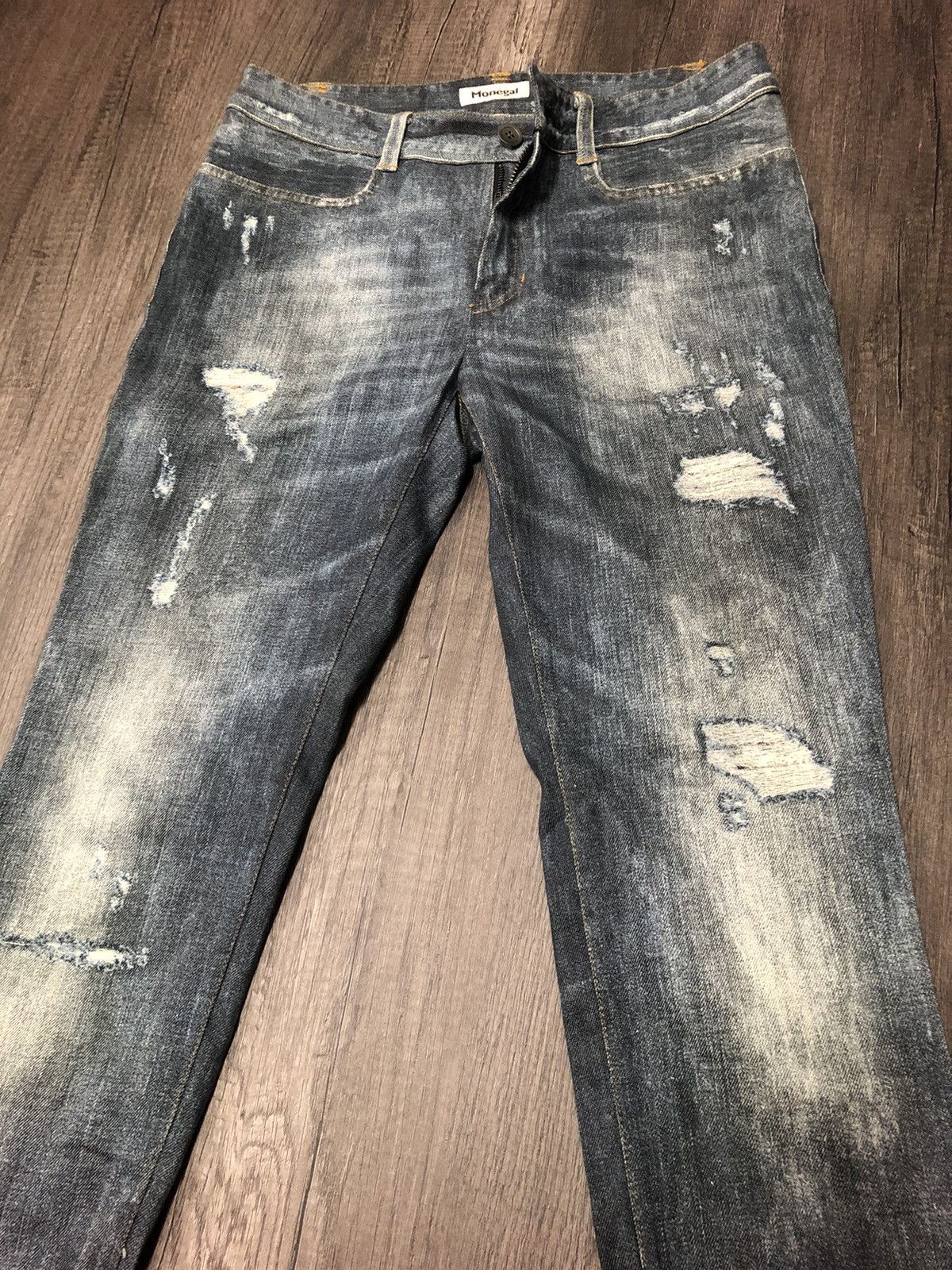 If Six Was Nine × Japanese Brand × Vintage Monégal Casual Jeans x Designer Size 29" - 7 Thumbnail