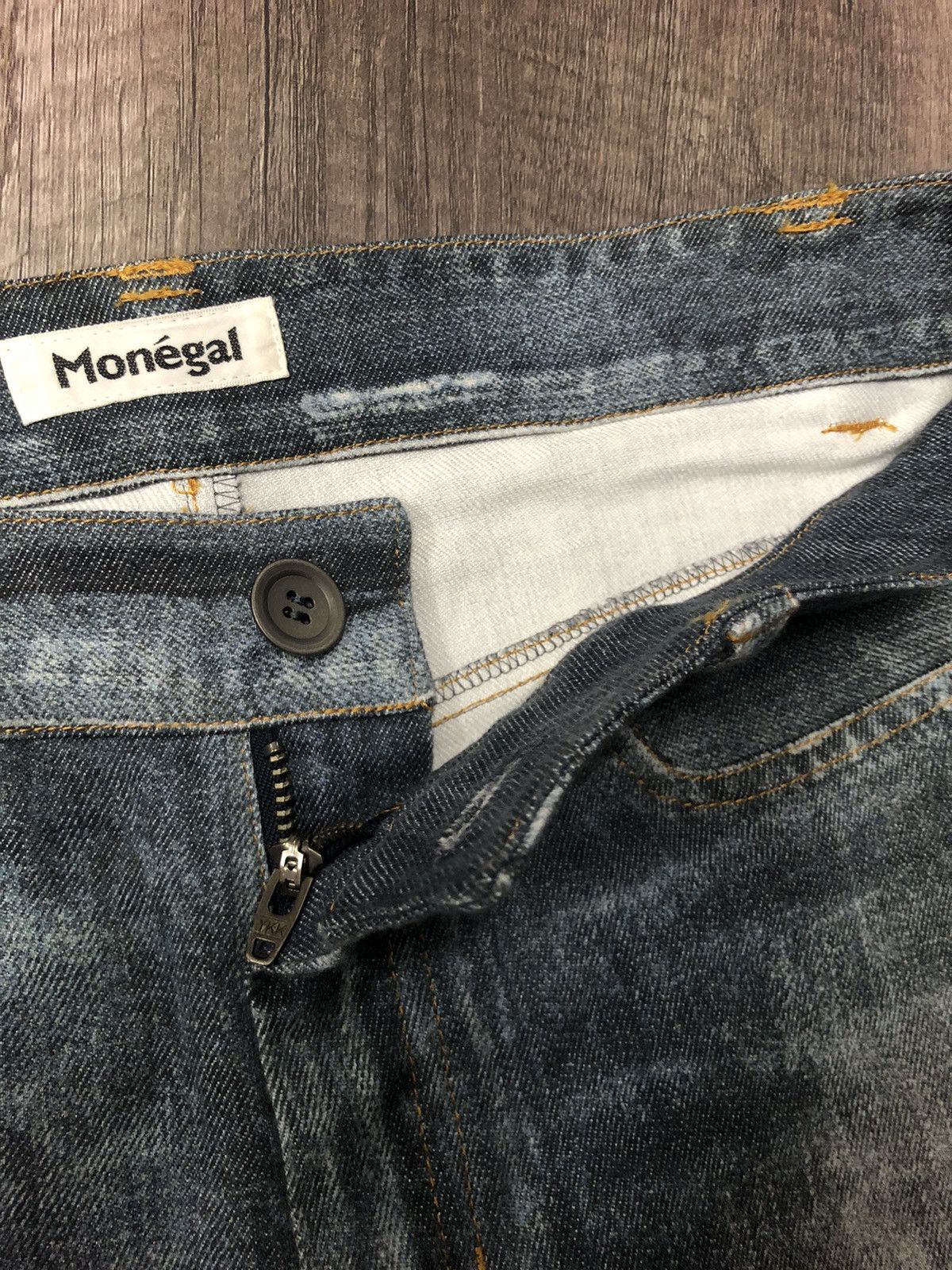 If Six Was Nine × Japanese Brand × Vintage Monégal Casual Jeans x Designer Size 29" - 21 Thumbnail