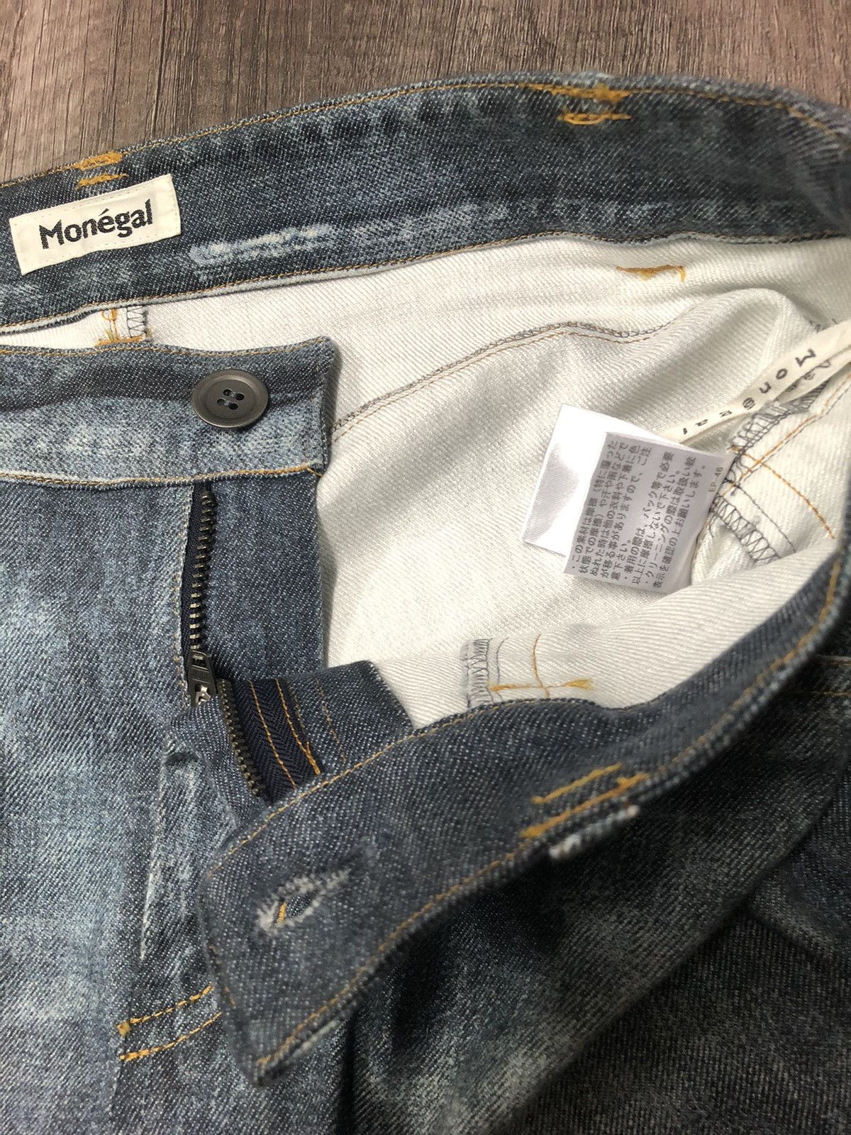 If Six Was Nine × Japanese Brand × Vintage Monégal Casual Jeans x Designer Size 29" - 17 Thumbnail