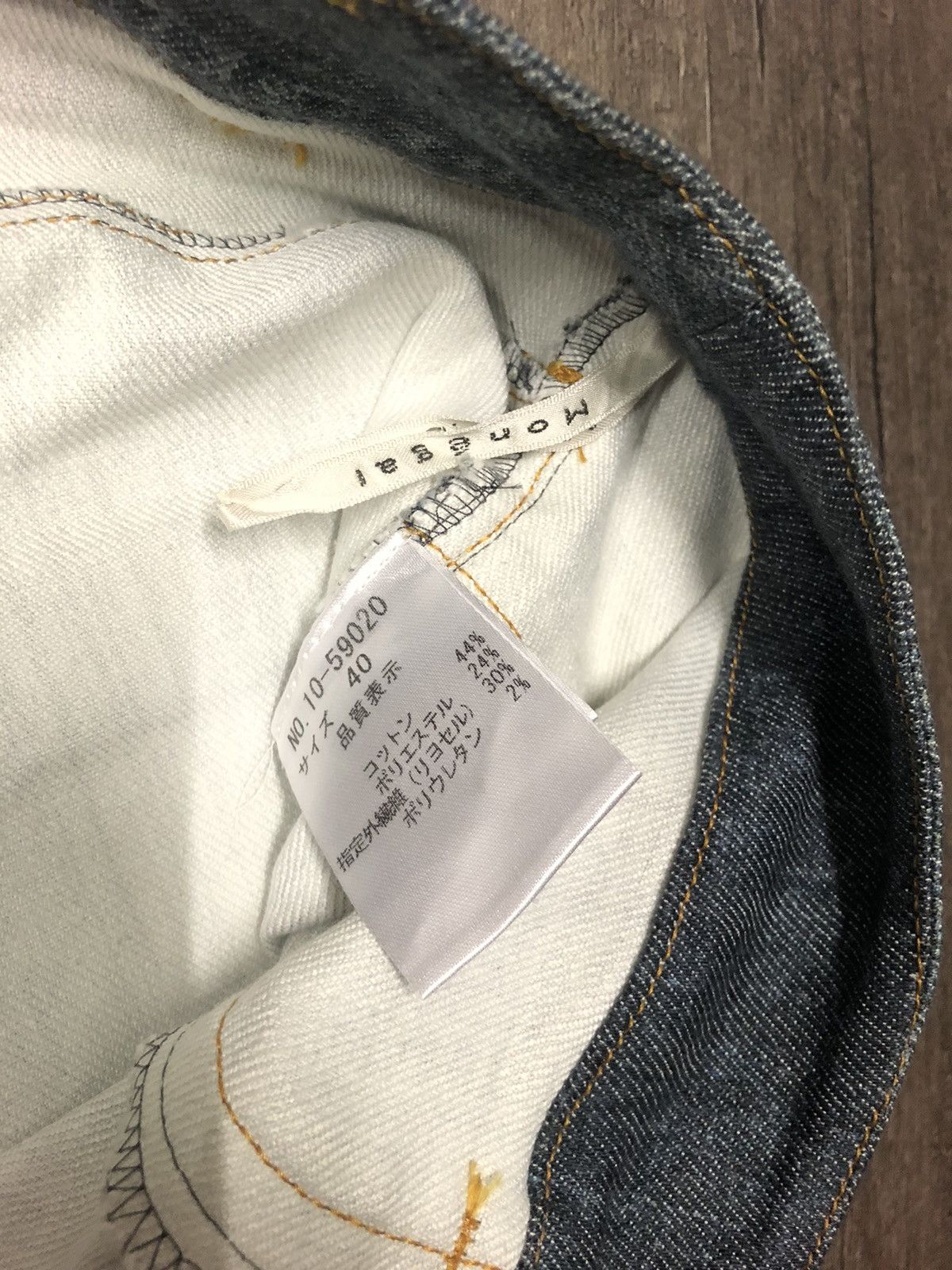 If Six Was Nine × Japanese Brand × Vintage Monégal Casual Jeans x Designer Size 29" - 19 Thumbnail