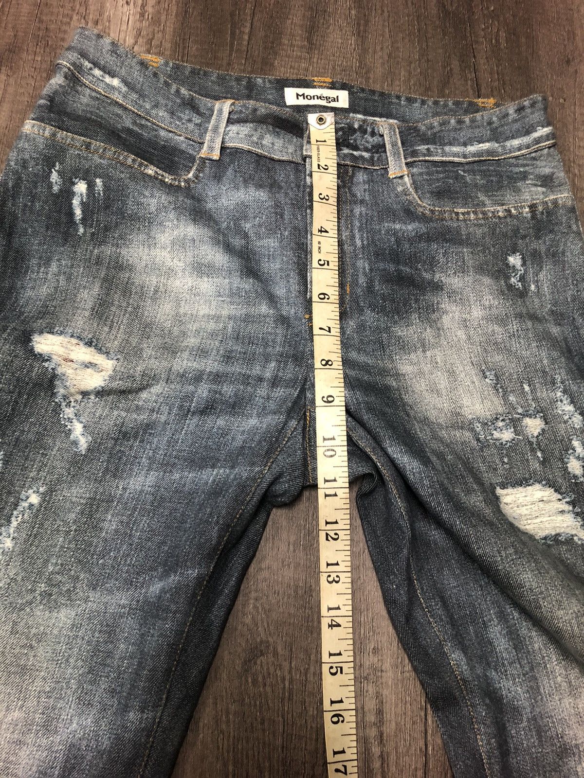 If Six Was Nine × Japanese Brand × Vintage Monégal Casual Jeans x Designer Size 29" - 5 Thumbnail