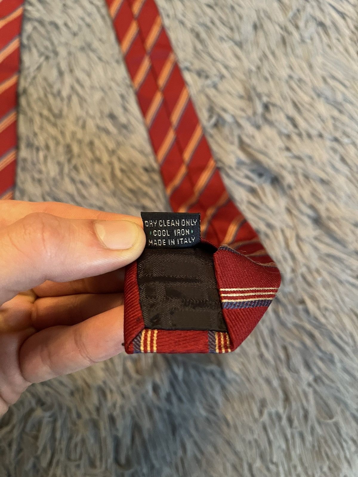 Burberry × Vintage Burberry vintage 90s silk tie Size ONE SIZE - 6 Thumbnail