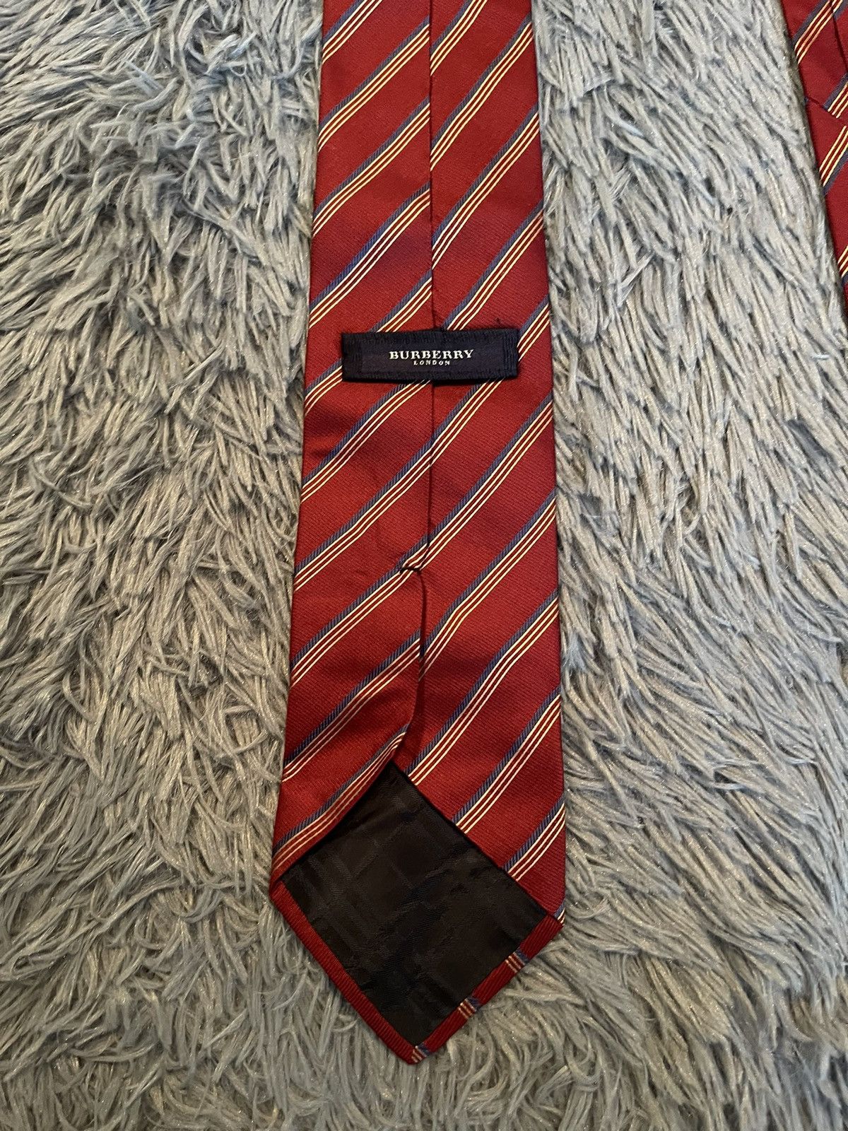 Burberry × Vintage Burberry vintage 90s silk tie Size ONE SIZE - 2 Thumbnail