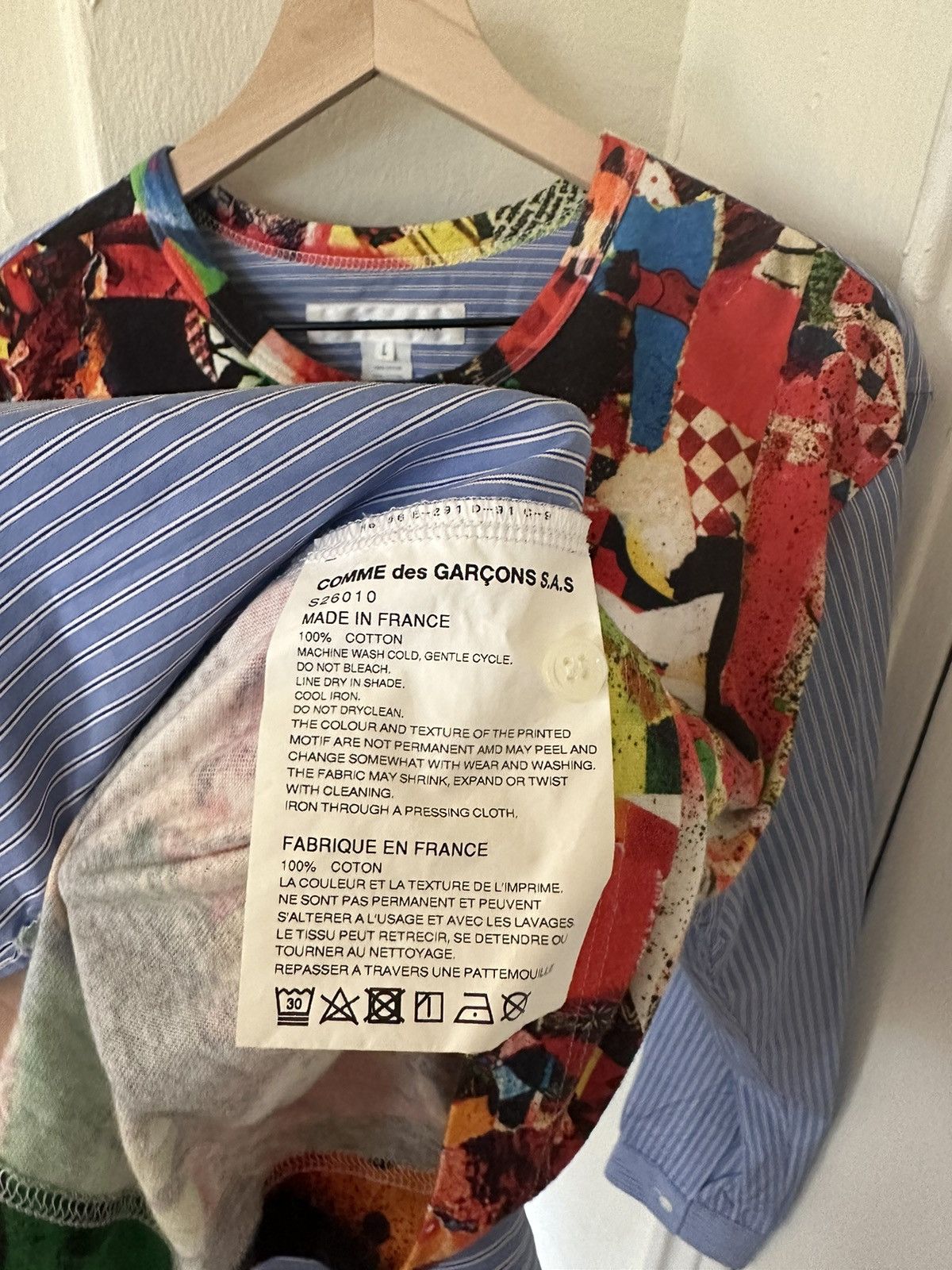 Comme des Garcons SHIRT Hybrid Shirt Size US L / EU 52-54 / 3 - 4 Thumbnail