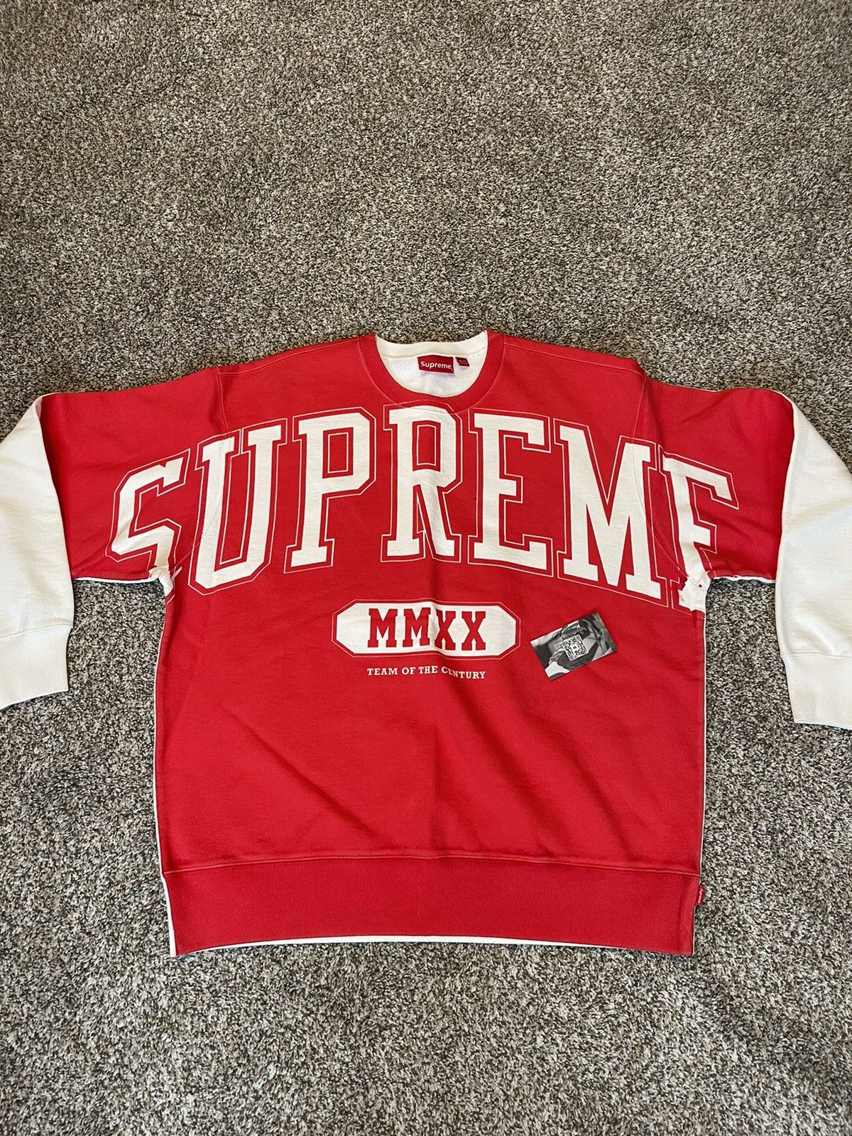 Supreme Supreme FW20 Overprint Sweatshirt Team Of The Century