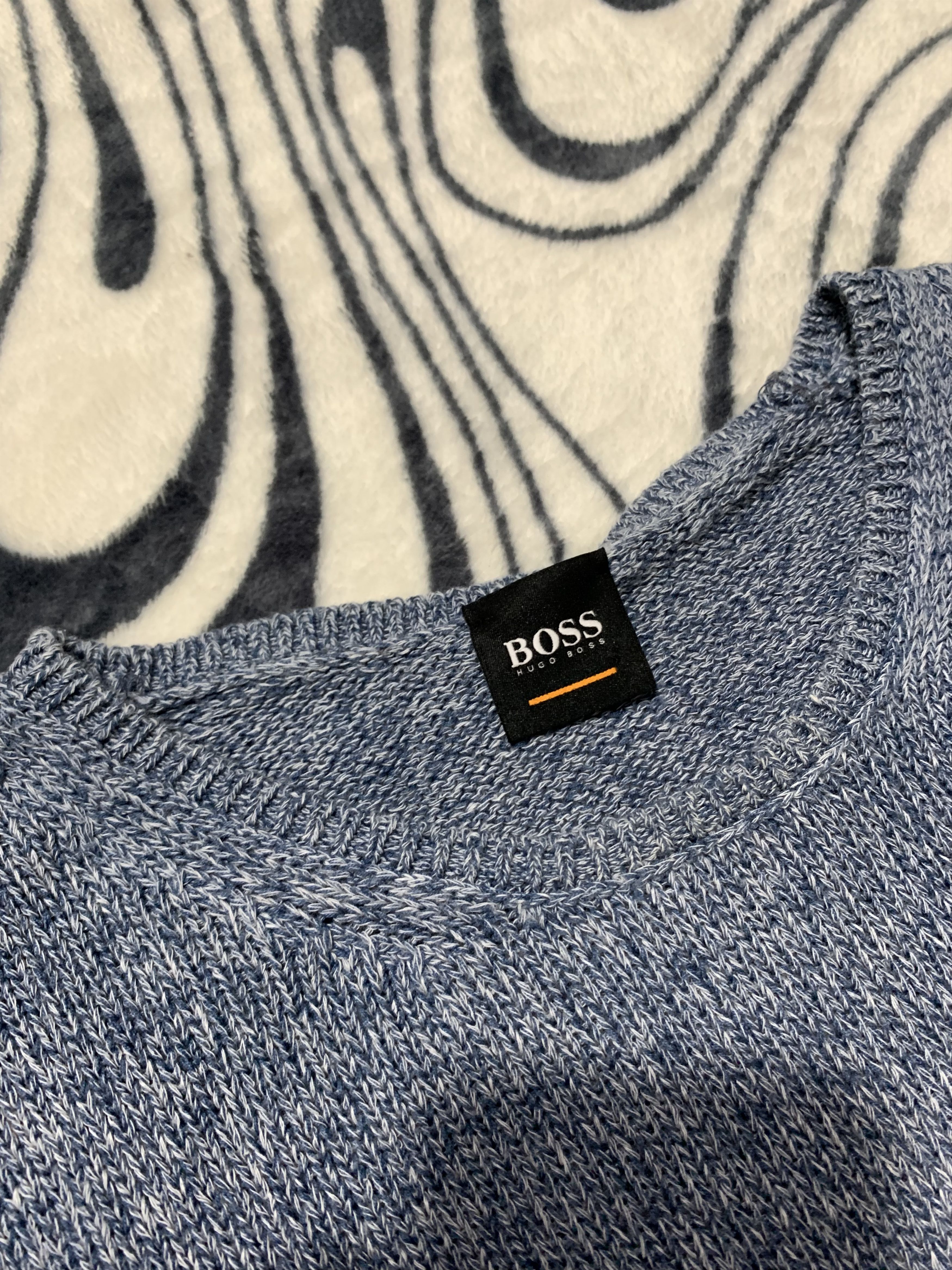 Hugo Boss Hugo Boss Vintage Mens Crew Neck Knit Sweater Size US M / EU 48-50 / 2 - 3 Thumbnail