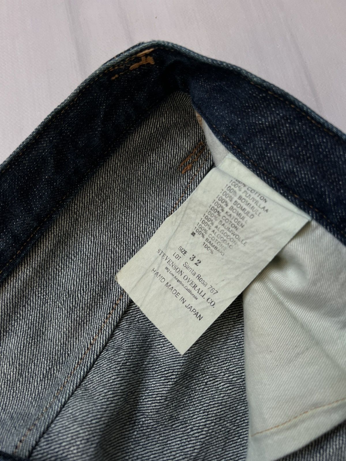 Japanese Brand × Stevenson Overall Co. Stevenson Overall Co Lot 676 RXX Selvedge Denim Jeans Size US 32 / EU 48 - 16 Thumbnail