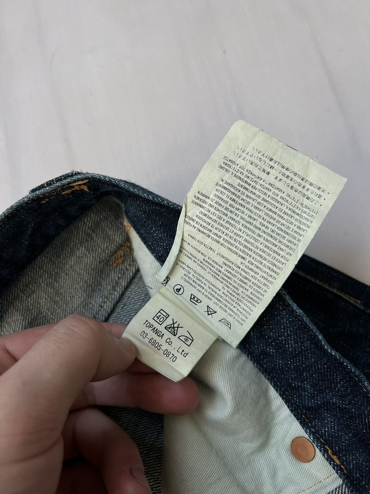 Japanese Brand × Stevenson Overall Co. Stevenson Overall Co Lot 676 RXX Selvedge Denim Jeans Size US 32 / EU 48 - 15 Thumbnail