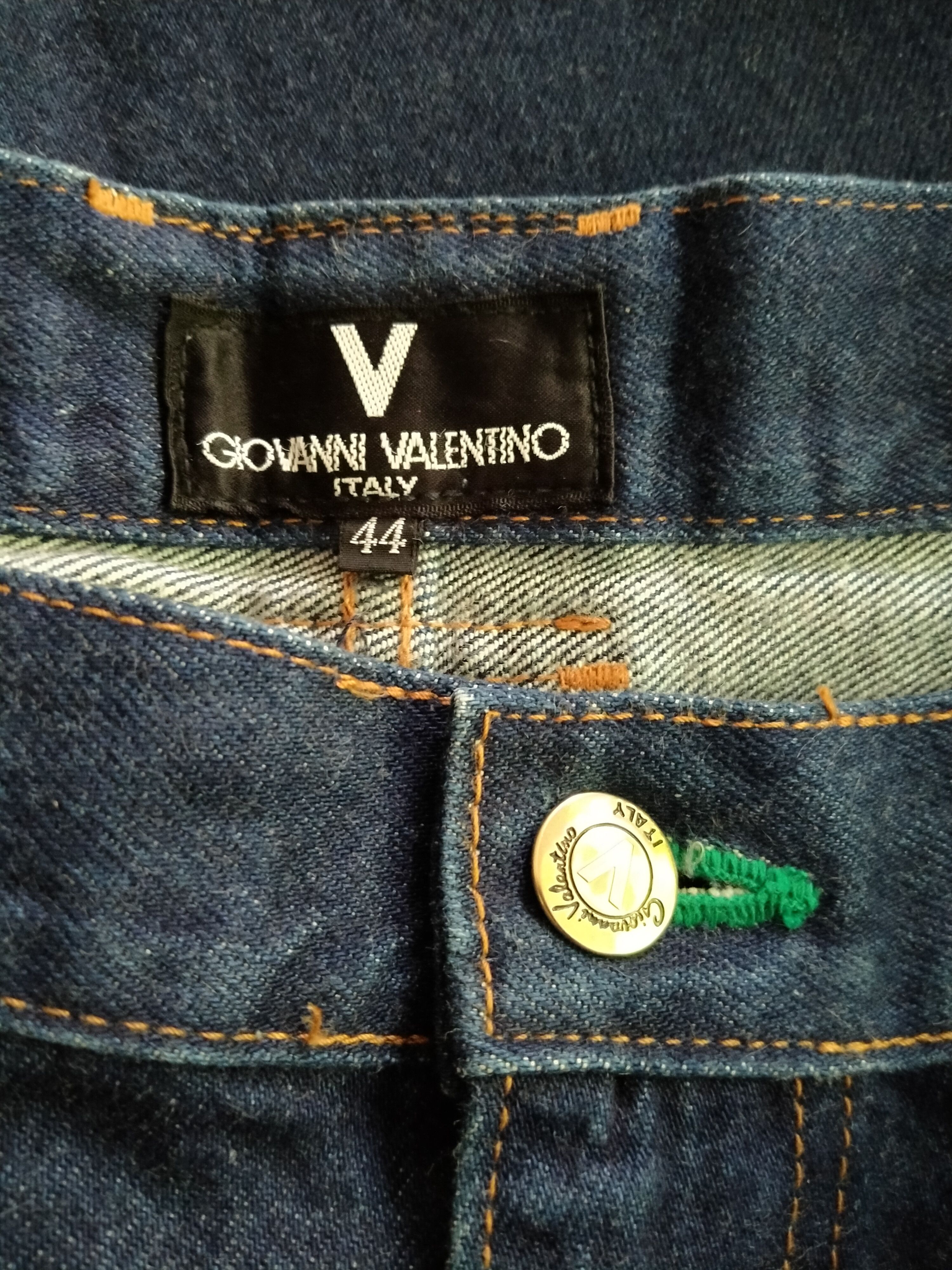 Giovanni Valentino Vtg 80s Giovanni Valentino Embroidery Side Spell Out Jeans Size US 30 / EU 46 - 14 Thumbnail