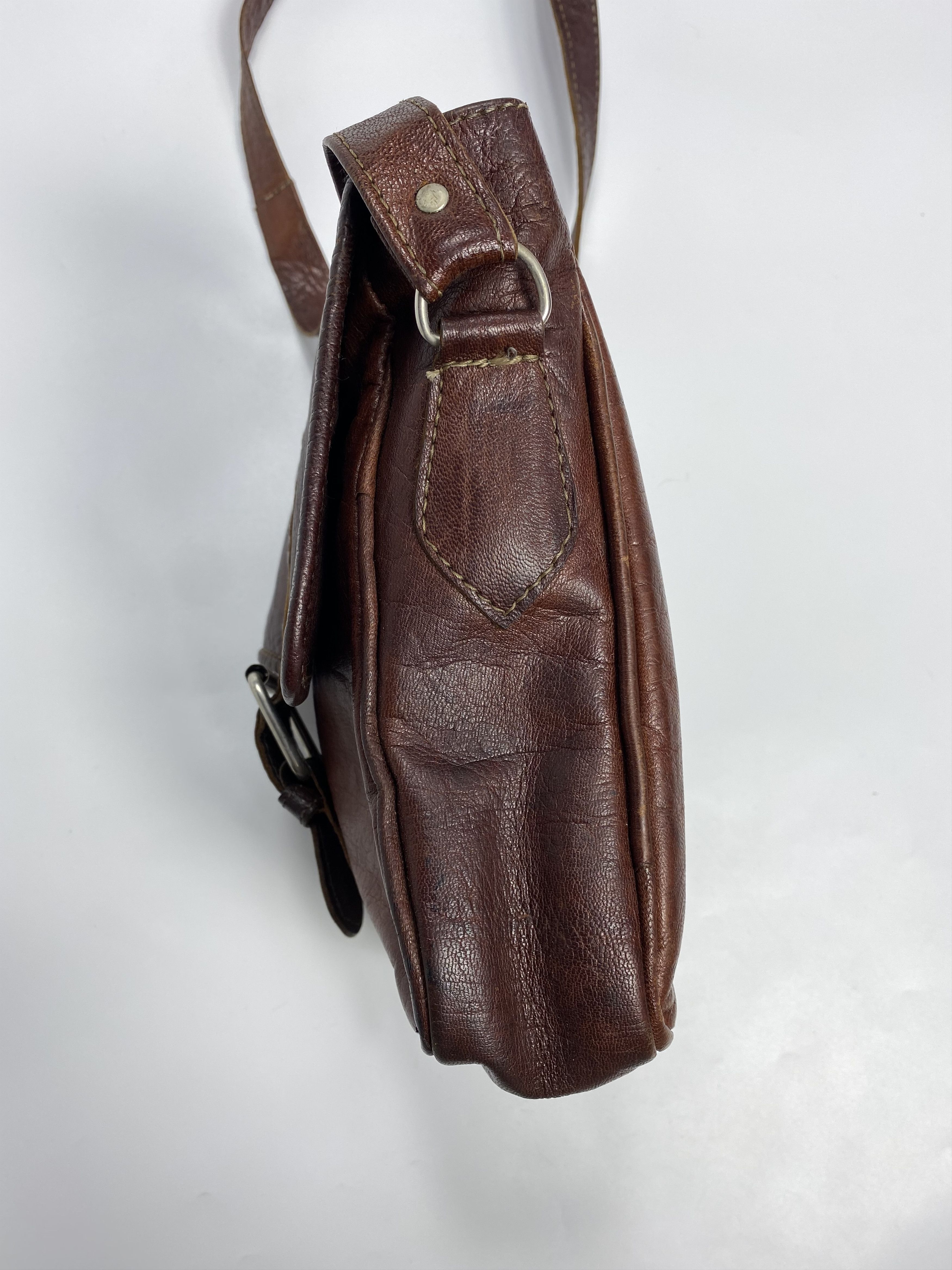 Cowboy Equipment × Genuine Leather × Vintage Unbranded 80s-90s Vintage Leather Shoulder Crossbody Bag Size ONE SIZE - 5 Thumbnail