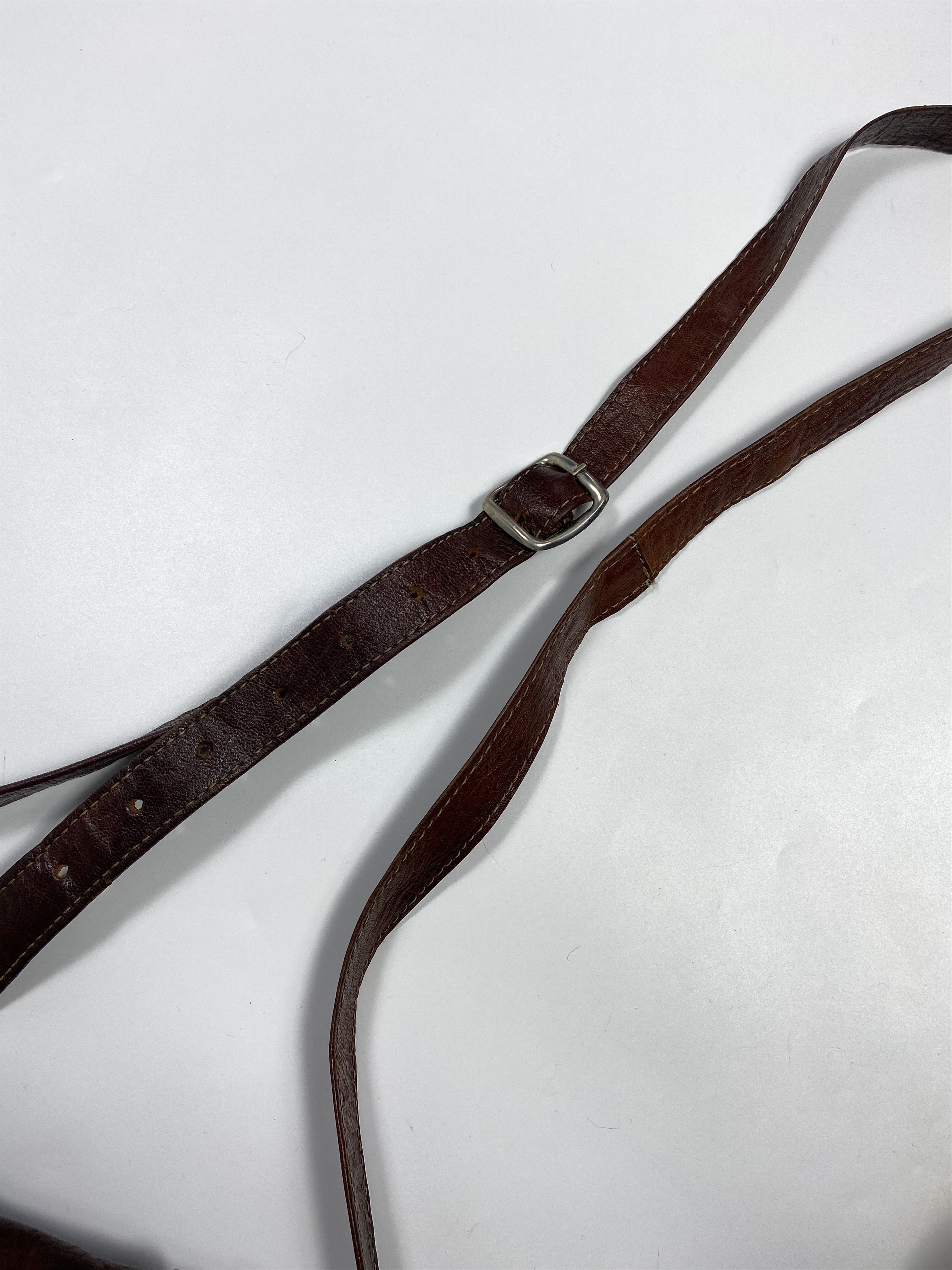 Cowboy Equipment × Genuine Leather × Vintage Unbranded 80s-90s Vintage Leather Shoulder Crossbody Bag Size ONE SIZE - 8 Thumbnail