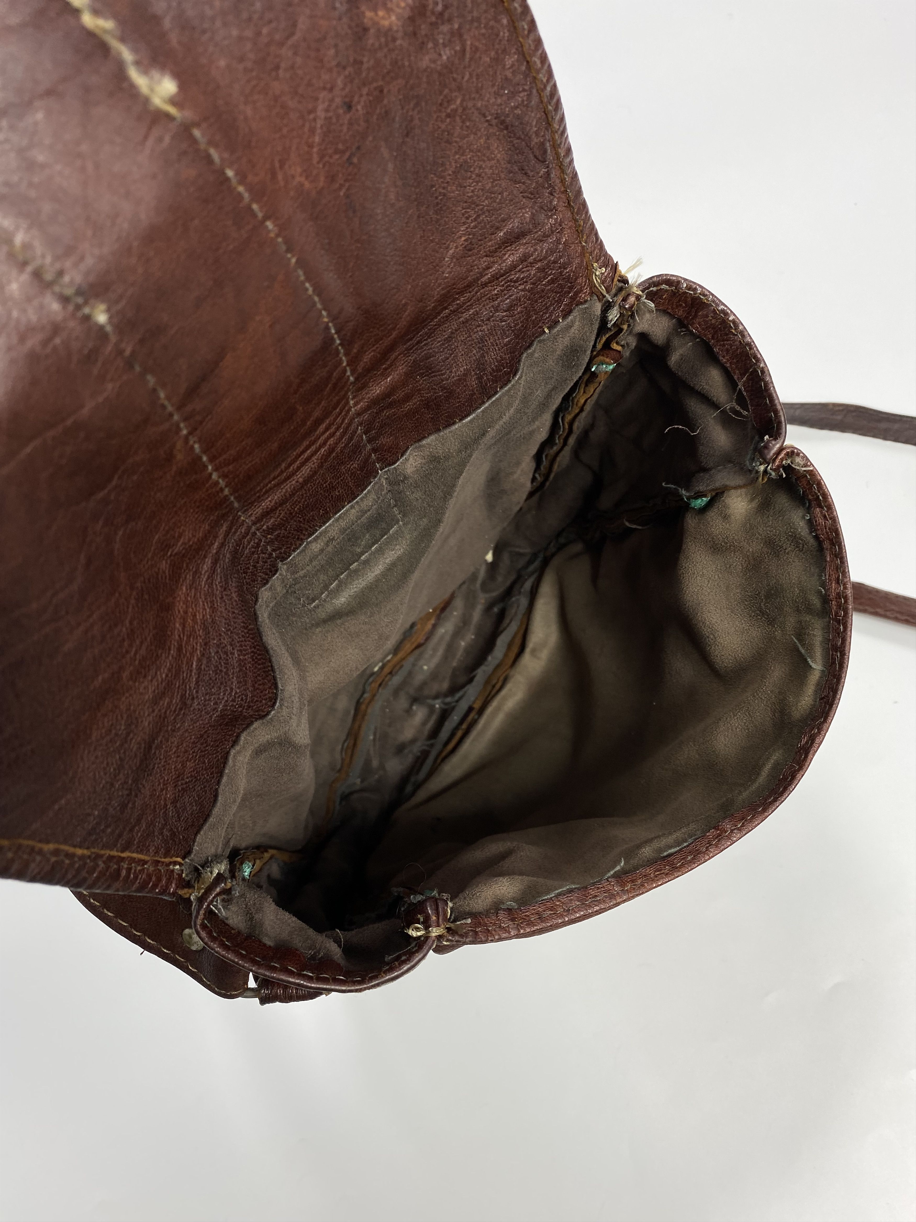 Cowboy Equipment × Genuine Leather × Vintage Unbranded 80s-90s Vintage Leather Shoulder Crossbody Bag Size ONE SIZE - 7 Thumbnail