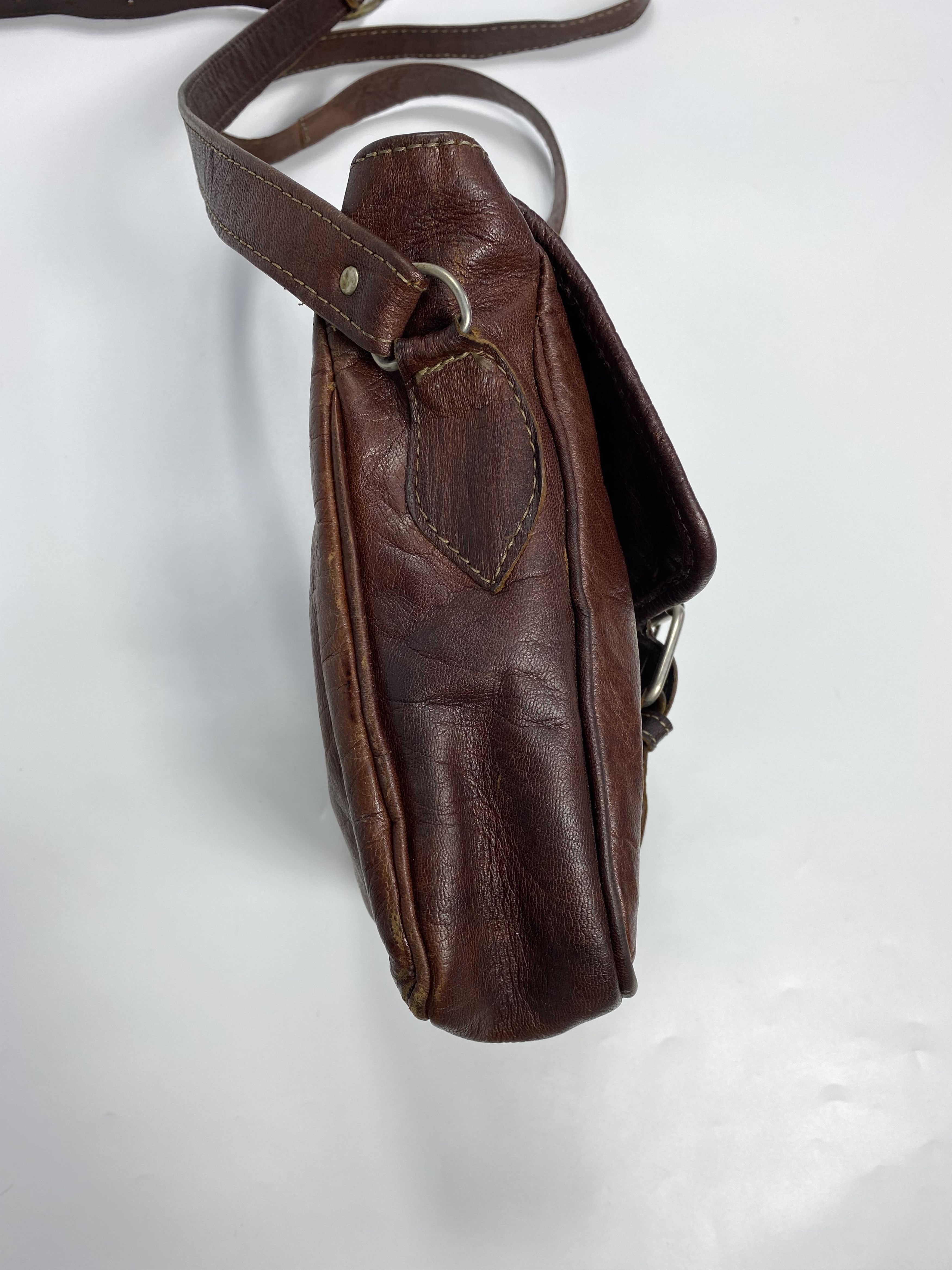 Cowboy Equipment × Genuine Leather × Vintage Unbranded 80s-90s Vintage Leather Shoulder Crossbody Bag Size ONE SIZE - 3 Thumbnail
