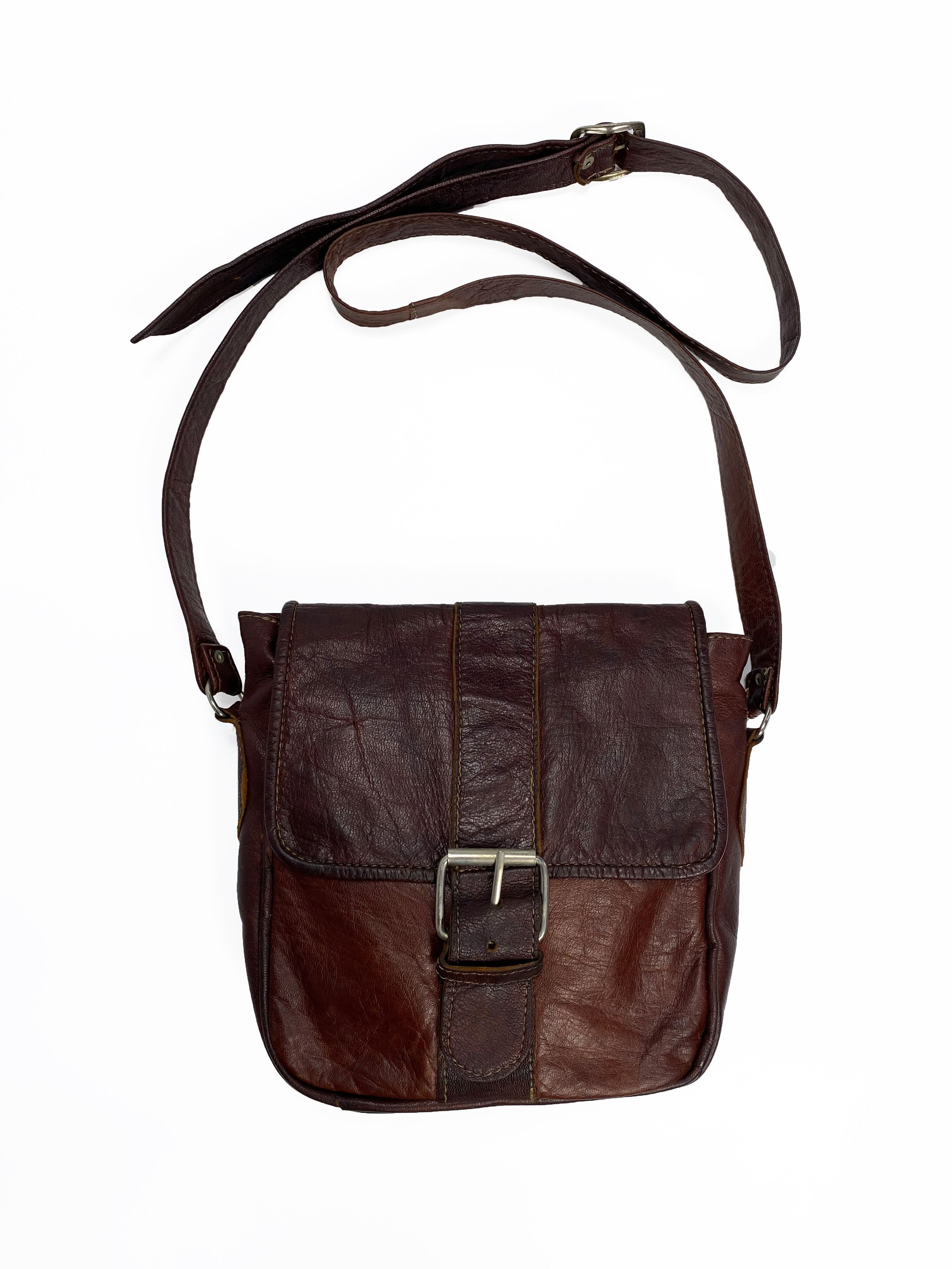 Cowboy Equipment × Genuine Leather × Vintage Unbranded 80s-90s Vintage Leather Shoulder Crossbody Bag Size ONE SIZE - 1 Thumbnail