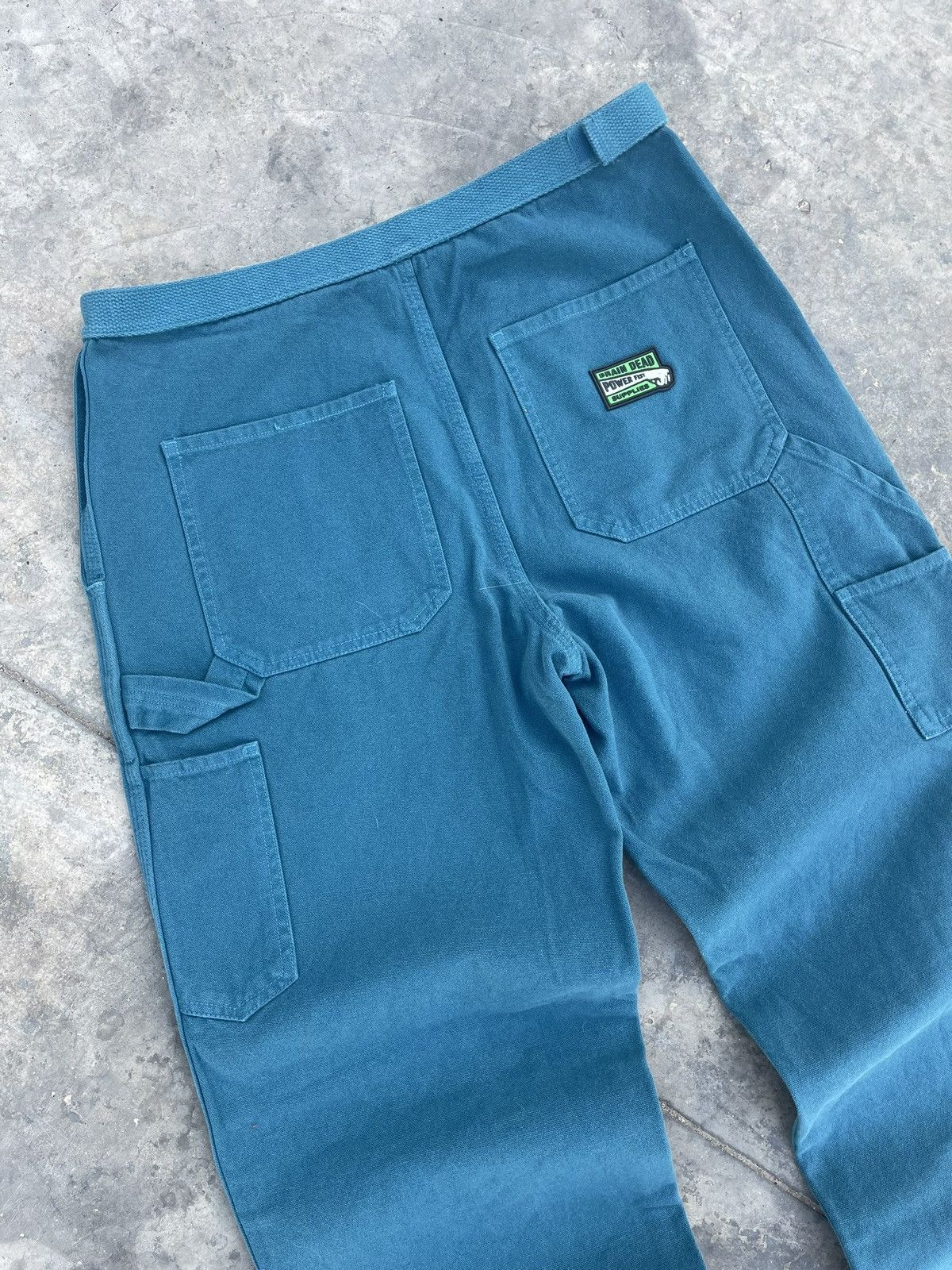 Brain Dead Brain Dead Carpenter pants teal colour XL Size US 34 / EU 50 - 4 Thumbnail