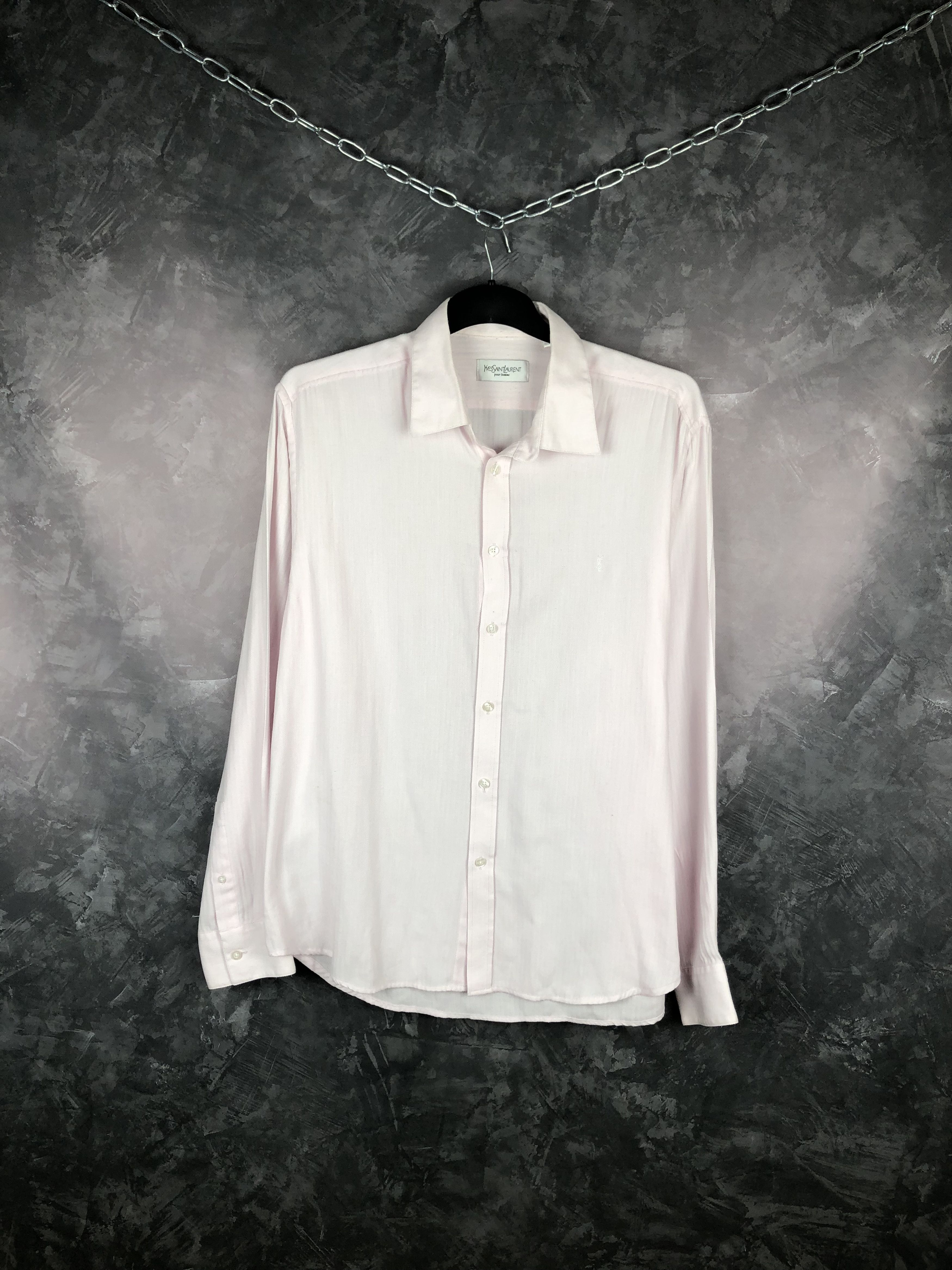 Yves Saint Laurent Yves Saint Laurent YSL long sleeve shirt Size US XL / EU 56 / 4 - 1 Thumbnail