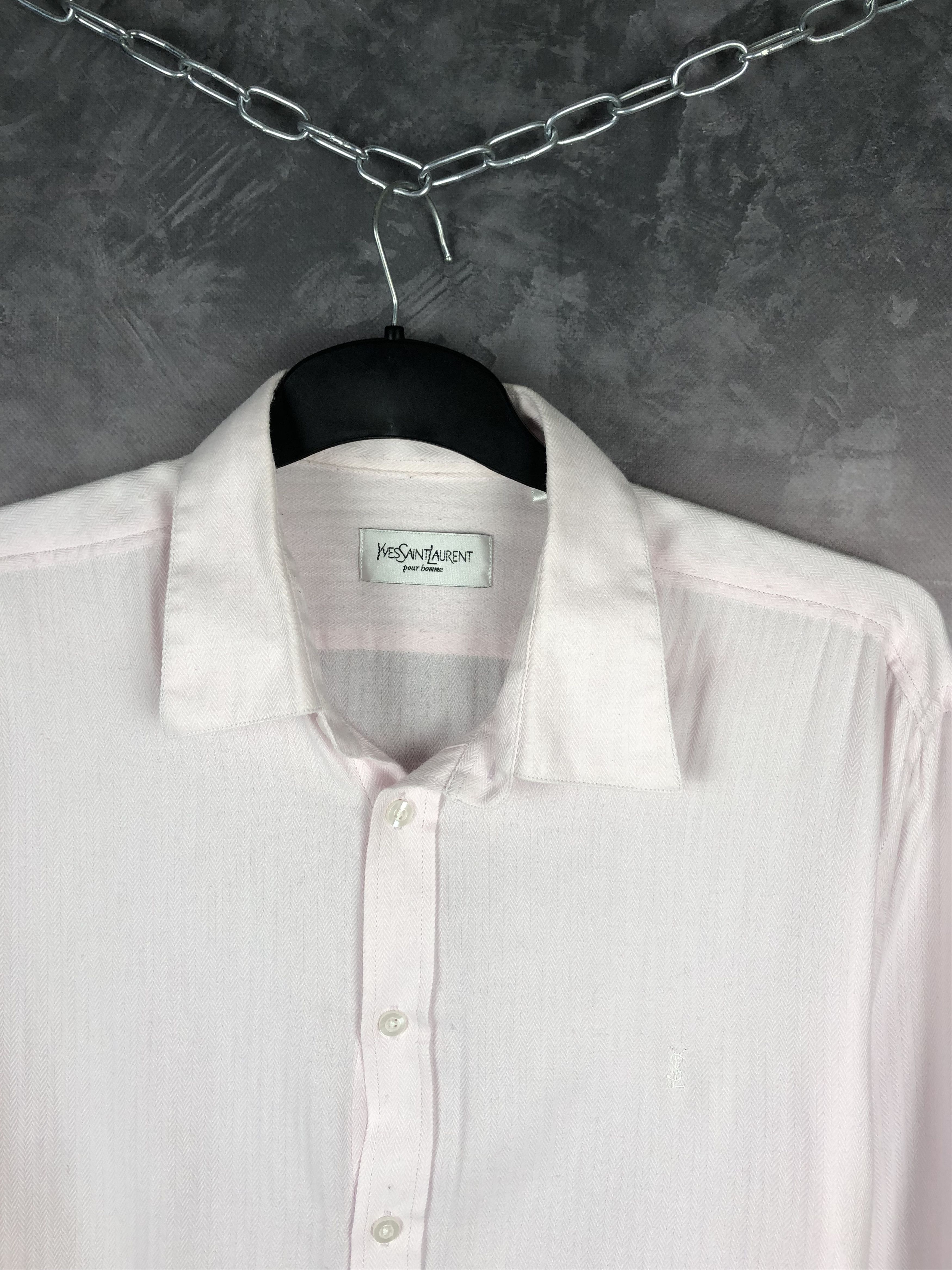Yves Saint Laurent Yves Saint Laurent YSL long sleeve shirt Size US XL / EU 56 / 4 - 3 Thumbnail