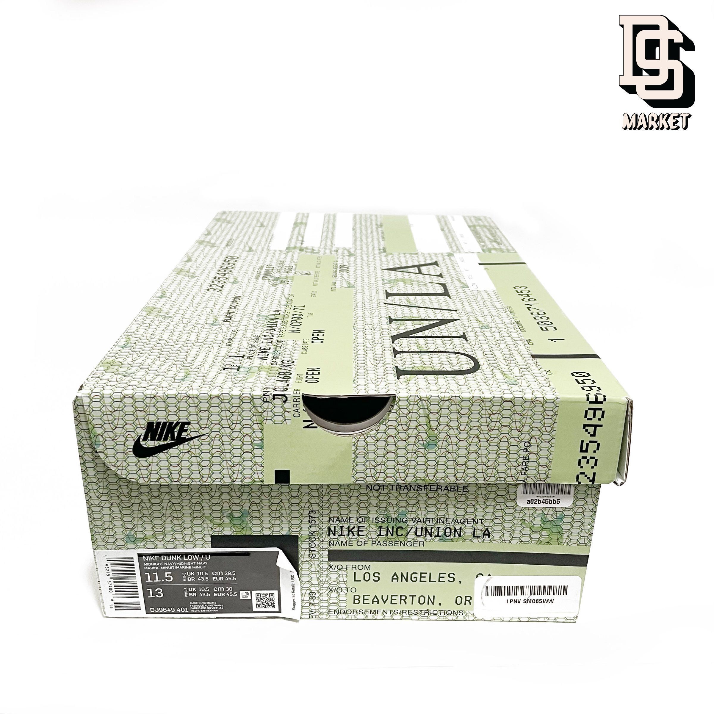 Nike UNION LOS ANGELES NIKE DUNK LOW PASSPORT PISTACHIO 11.5 SB Size US 11.5 / EU 44-45 - 6 Thumbnail