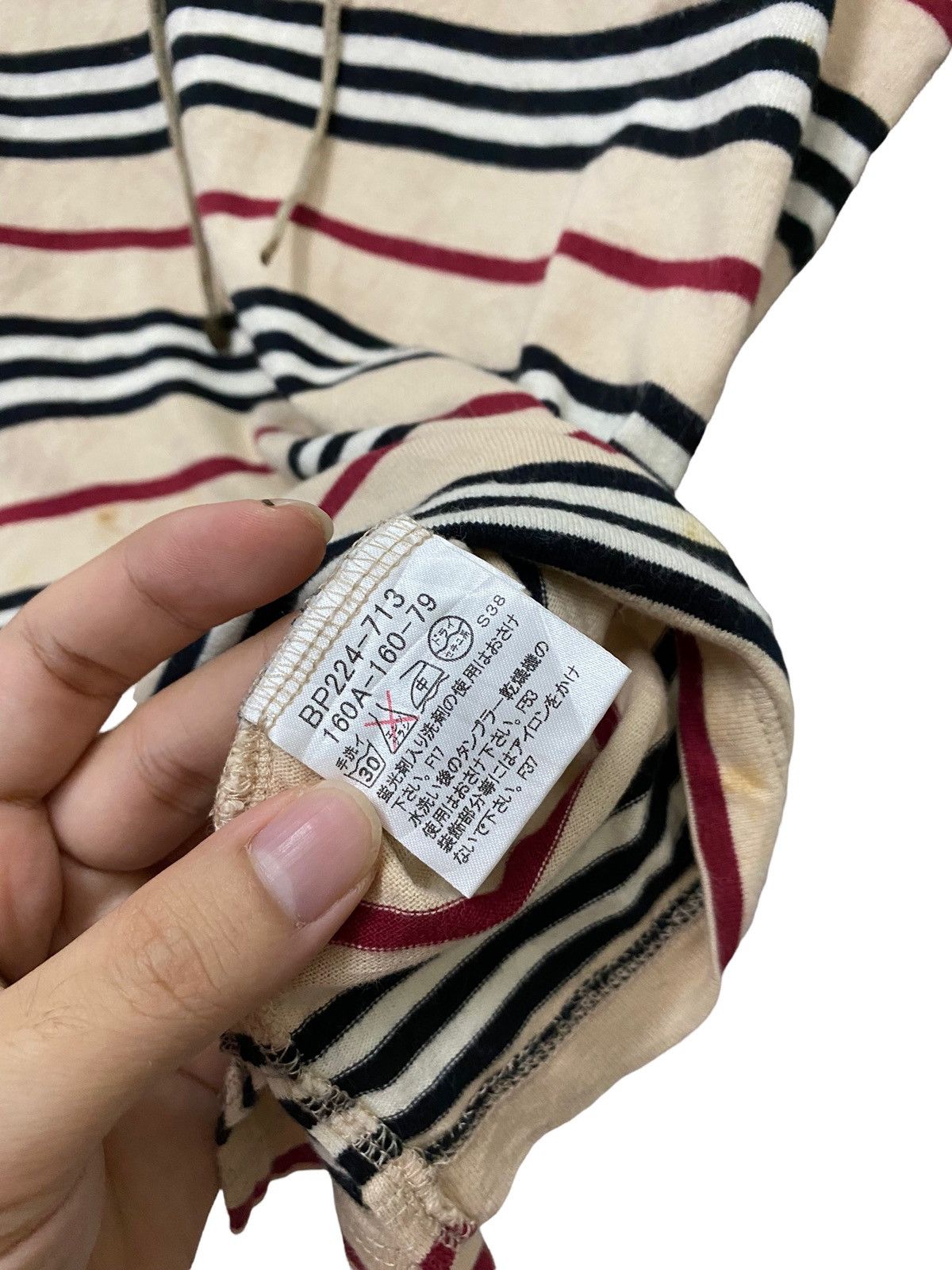 Burberry Burberry Nova Check Striped Long sleeve shirt Size XXS / US 00 / IT 34 - 8 Thumbnail