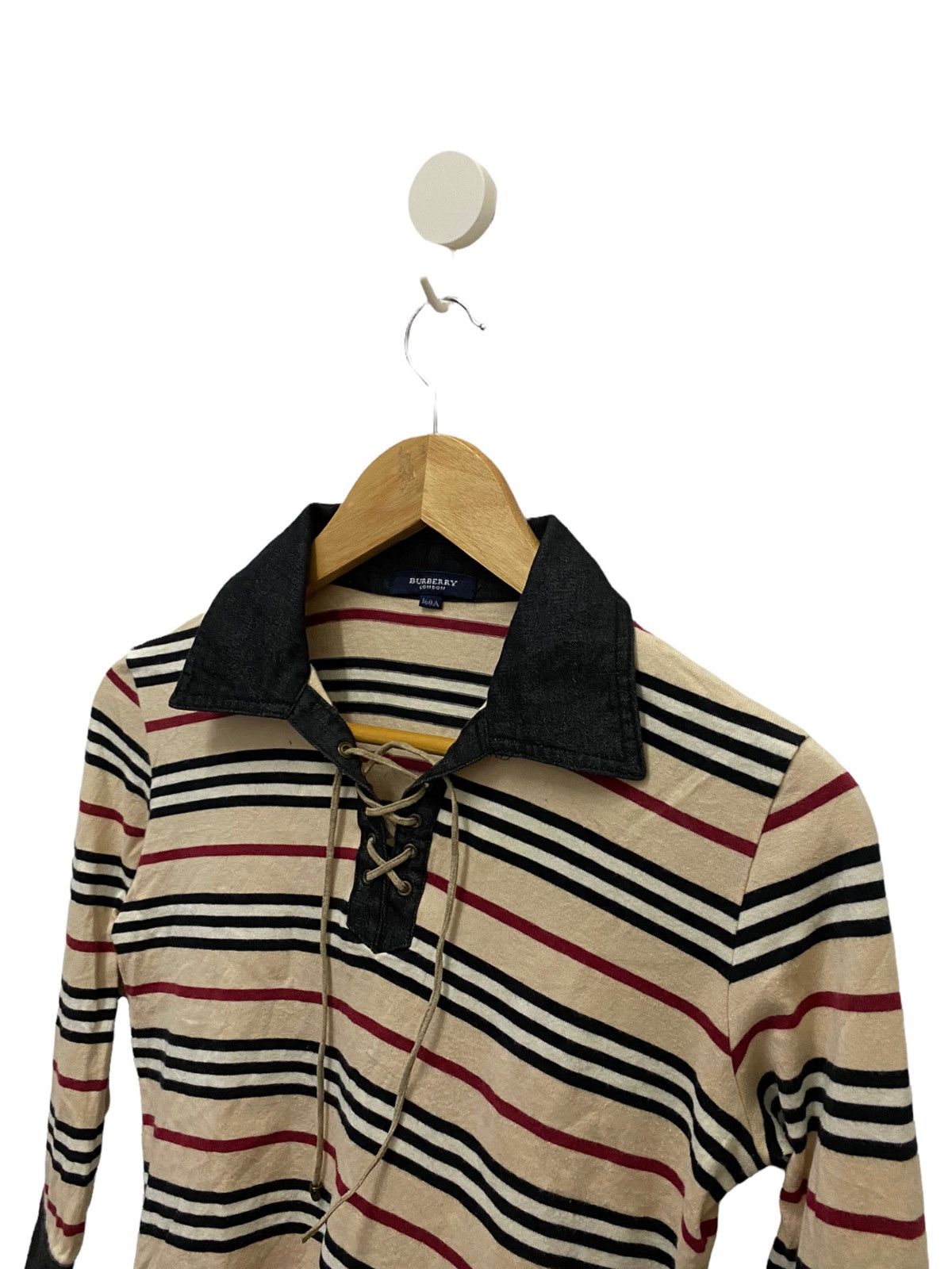 Burberry Burberry Nova Check Striped Long sleeve shirt Size XXS / US 00 / IT 34 - 2 Thumbnail