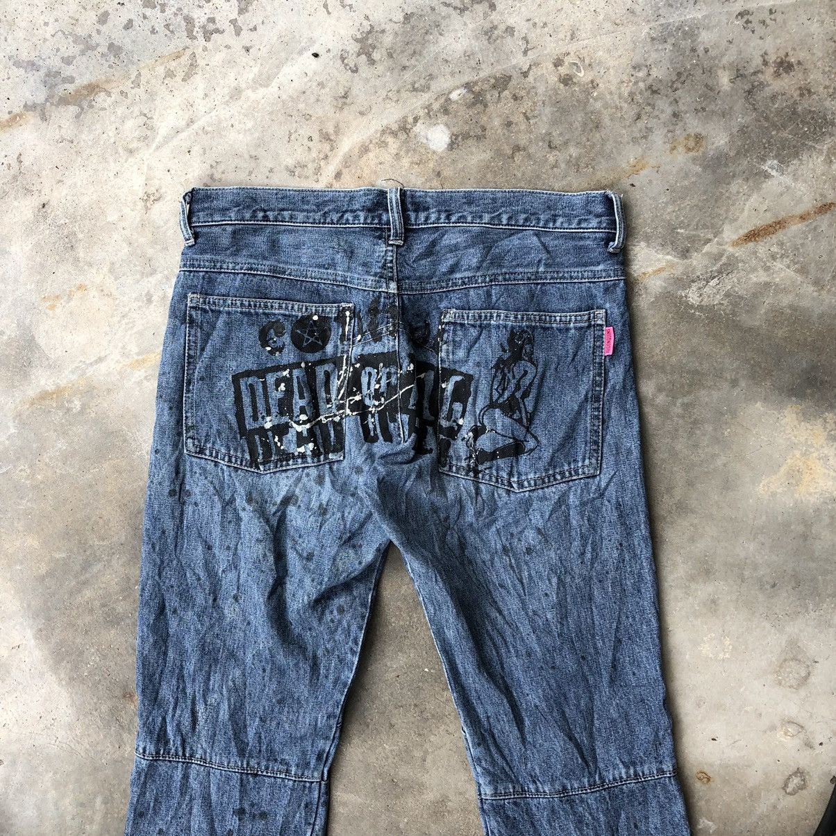 Designer × Japanese Brand 🔥Thrash🔥🇯🇵Algonquins Dead Chaos Paint Hysteric Design Jeans Size US 30 / EU 46 - 5 Thumbnail