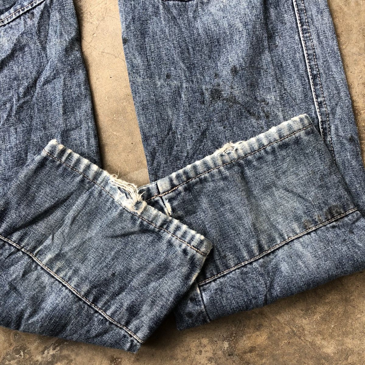 Designer × Japanese Brand 🔥Thrash🔥🇯🇵Algonquins Dead Chaos Paint Hysteric Design Jeans Size US 30 / EU 46 - 11 Thumbnail