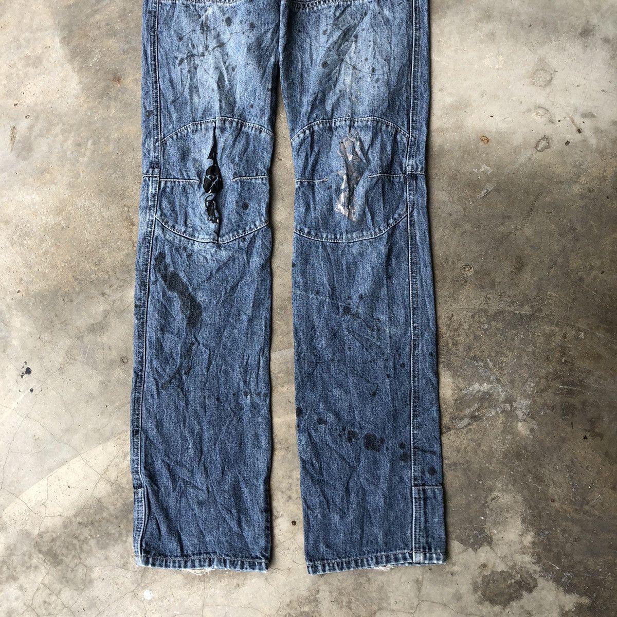 Designer × Japanese Brand 🔥Thrash🔥🇯🇵Algonquins Dead Chaos Paint Hysteric Design Jeans Size US 30 / EU 46 - 3 Thumbnail