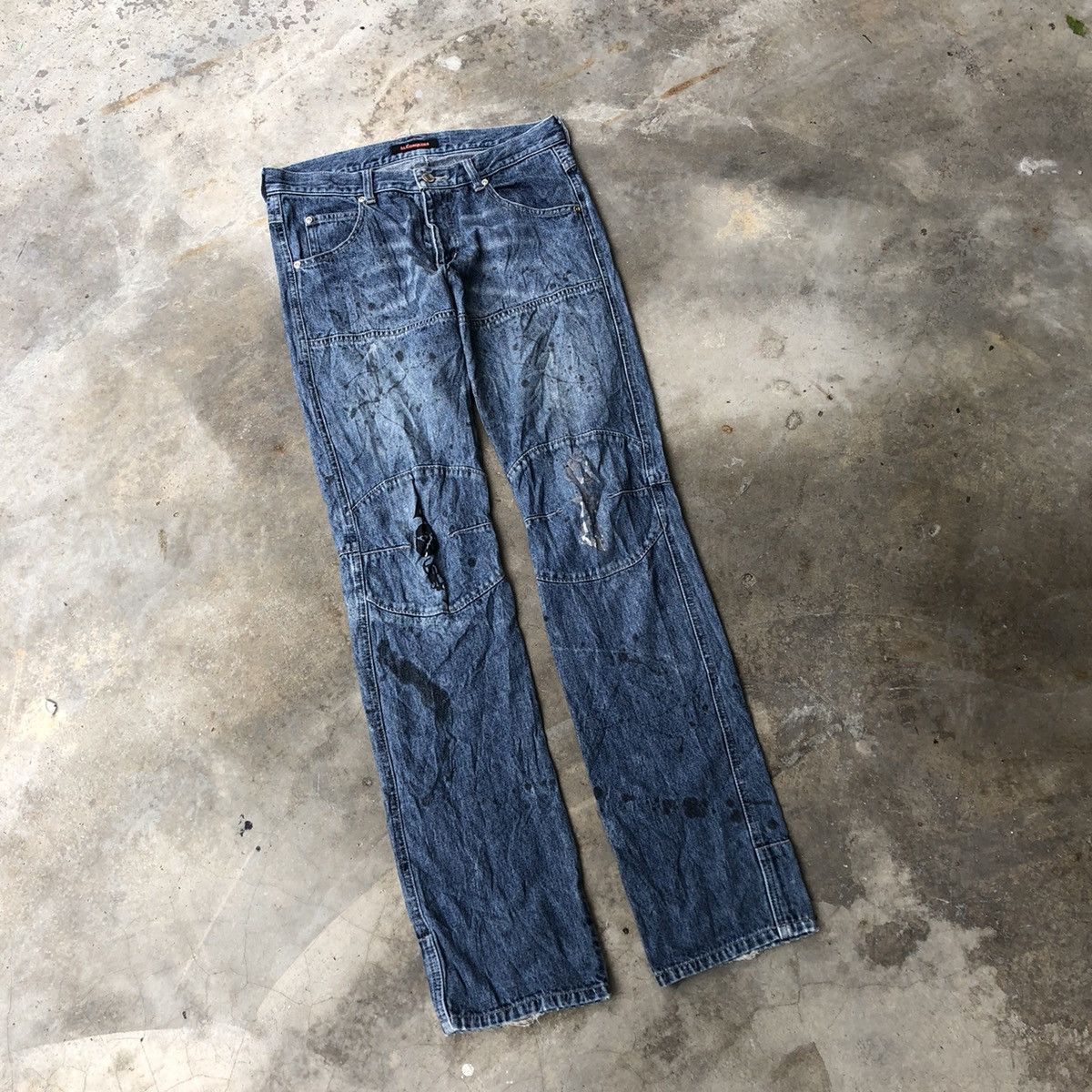 Designer × Japanese Brand 🔥Thrash🔥🇯🇵Algonquins Dead Chaos Paint Hysteric Design Jeans Size US 30 / EU 46 - 1 Thumbnail