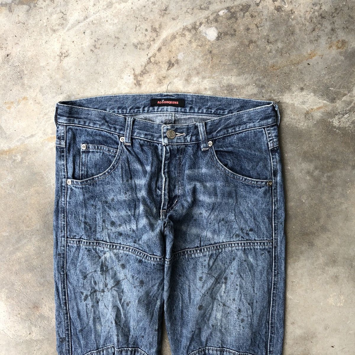 Designer × Japanese Brand 🔥Thrash🔥🇯🇵Algonquins Dead Chaos Paint Hysteric Design Jeans Size US 30 / EU 46 - 2 Thumbnail