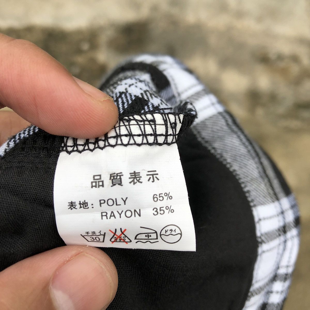 Designer × Japanese Brand × Vintage 🔥Sick🔥Tom's Worker Checkerd Black Tartan Punk Styles Pants Size 32" / US 10 / IT 46 - 13 Thumbnail