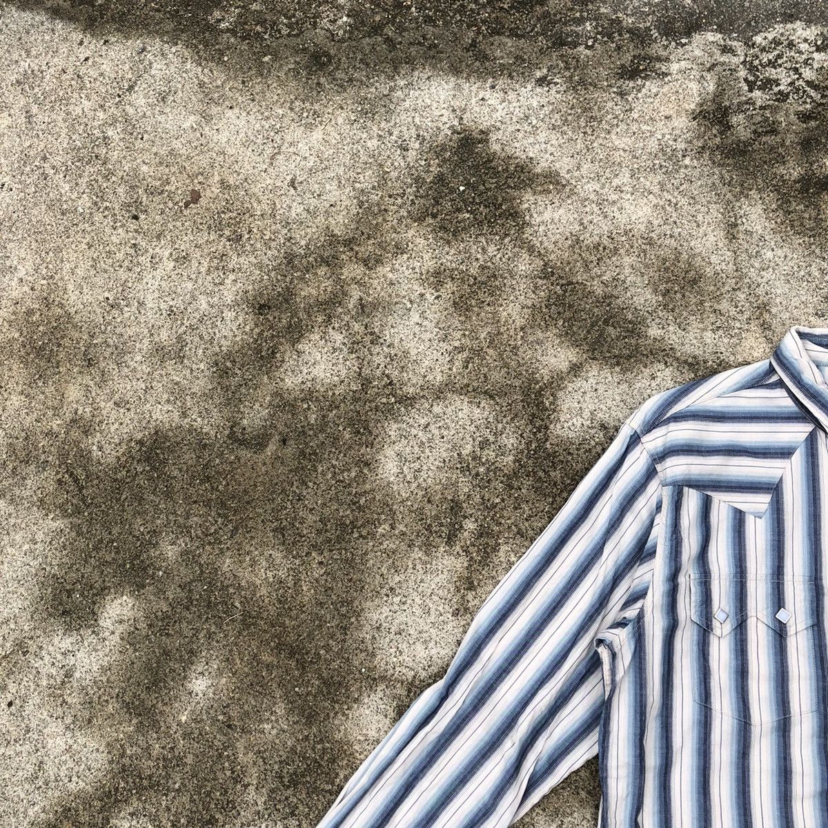Japanese Brand × Sugar Cane × Toyo Enterprises 🔥Rare🔥🇯🇵Sugar Cane Stripes Western Styles Buttons Shirts Size M / US 6-8 / IT 42-44 - 7 Thumbnail