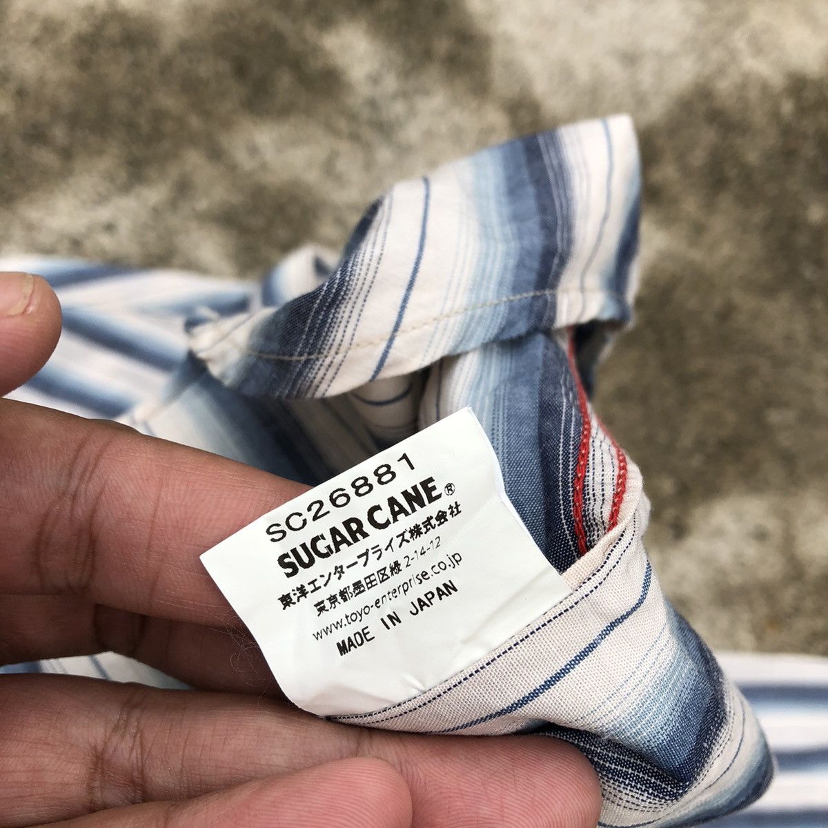 Japanese Brand × Sugar Cane × Toyo Enterprises 🔥Rare🔥🇯🇵Sugar Cane Stripes Western Styles Buttons Shirts Size M / US 6-8 / IT 42-44 - 11 Thumbnail