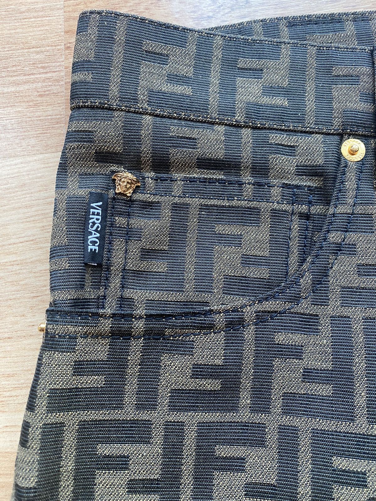 Fendi × Versace Fendi Versace FF woven pants Size US 40 / EU 56 - 4 Thumbnail