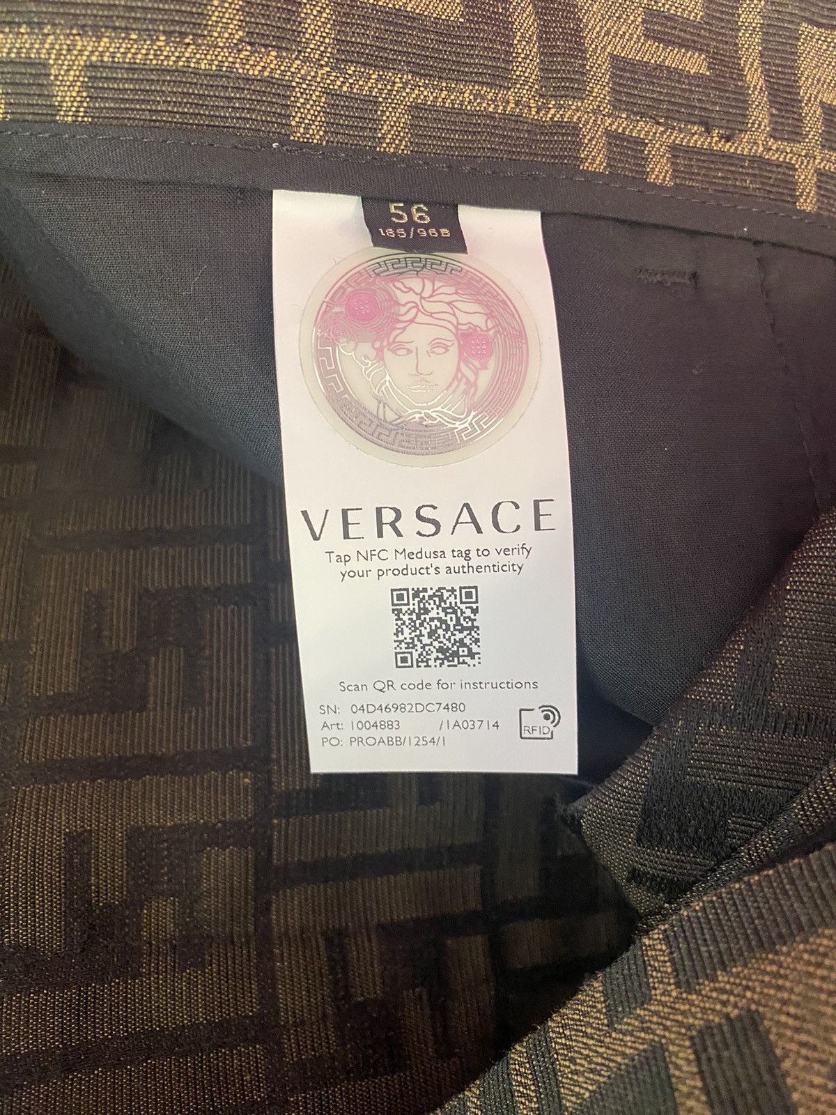 Fendi × Versace Fendi Versace FF woven pants Size US 40 / EU 56 - 7 Thumbnail